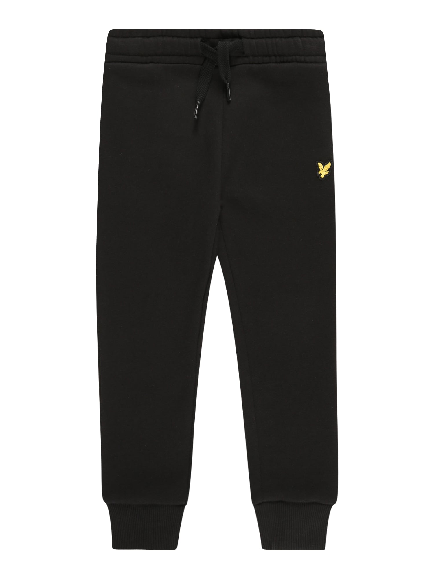 Lyle & Scott Hlače  rumena / črna