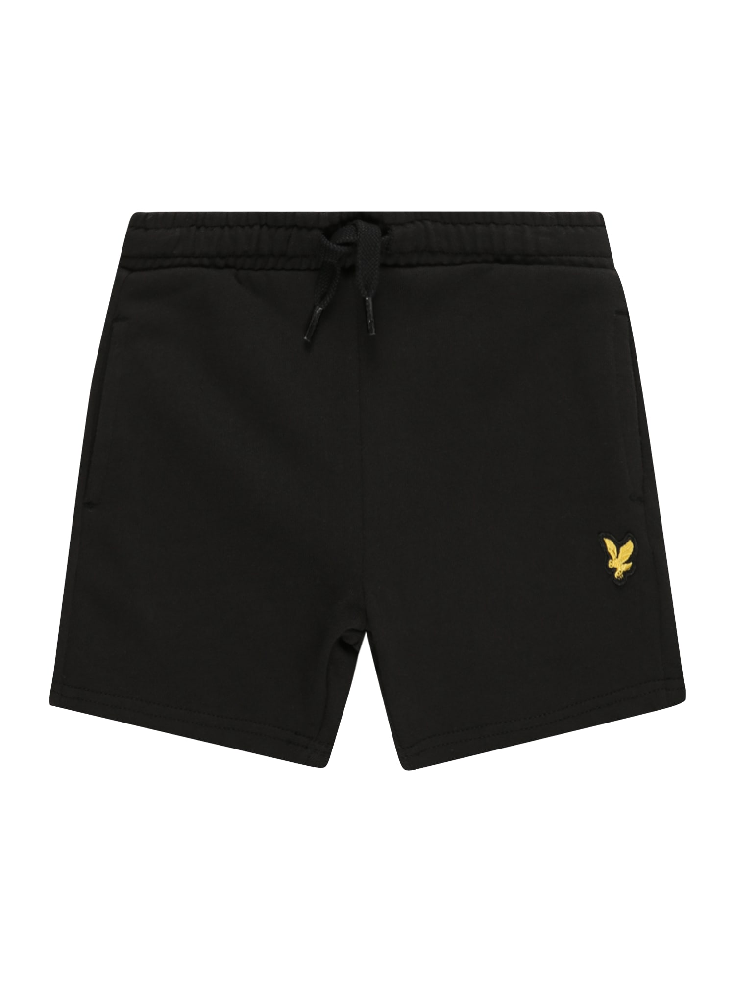 Lyle & Scott Hlače  rumena / črna