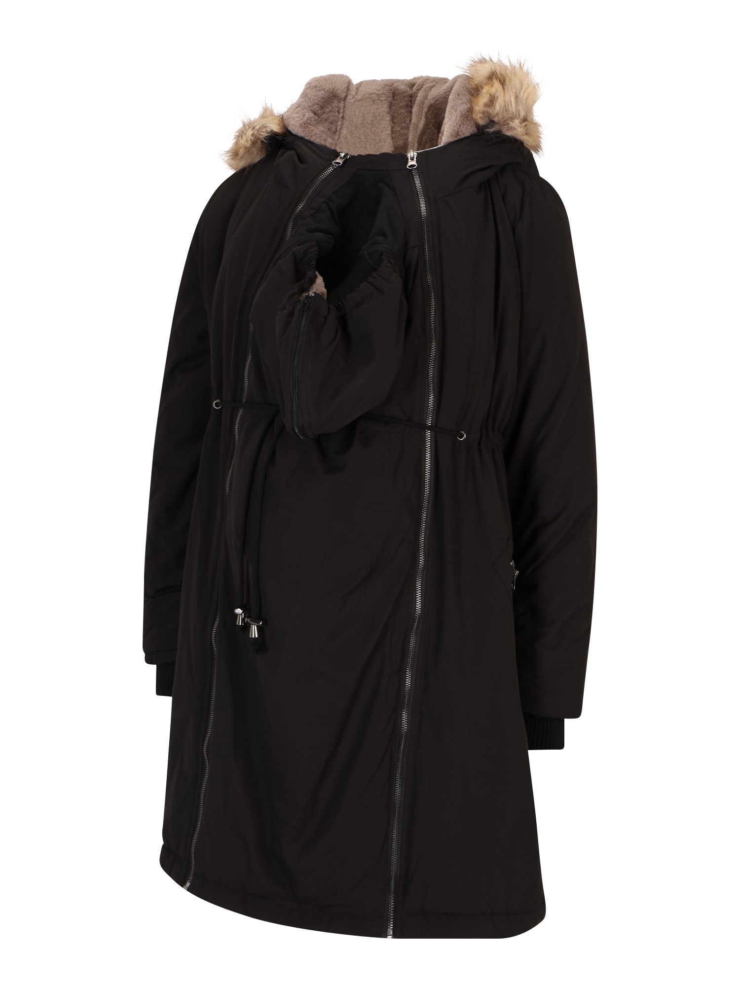 MAMALICIOUS Zimska jakna  črna