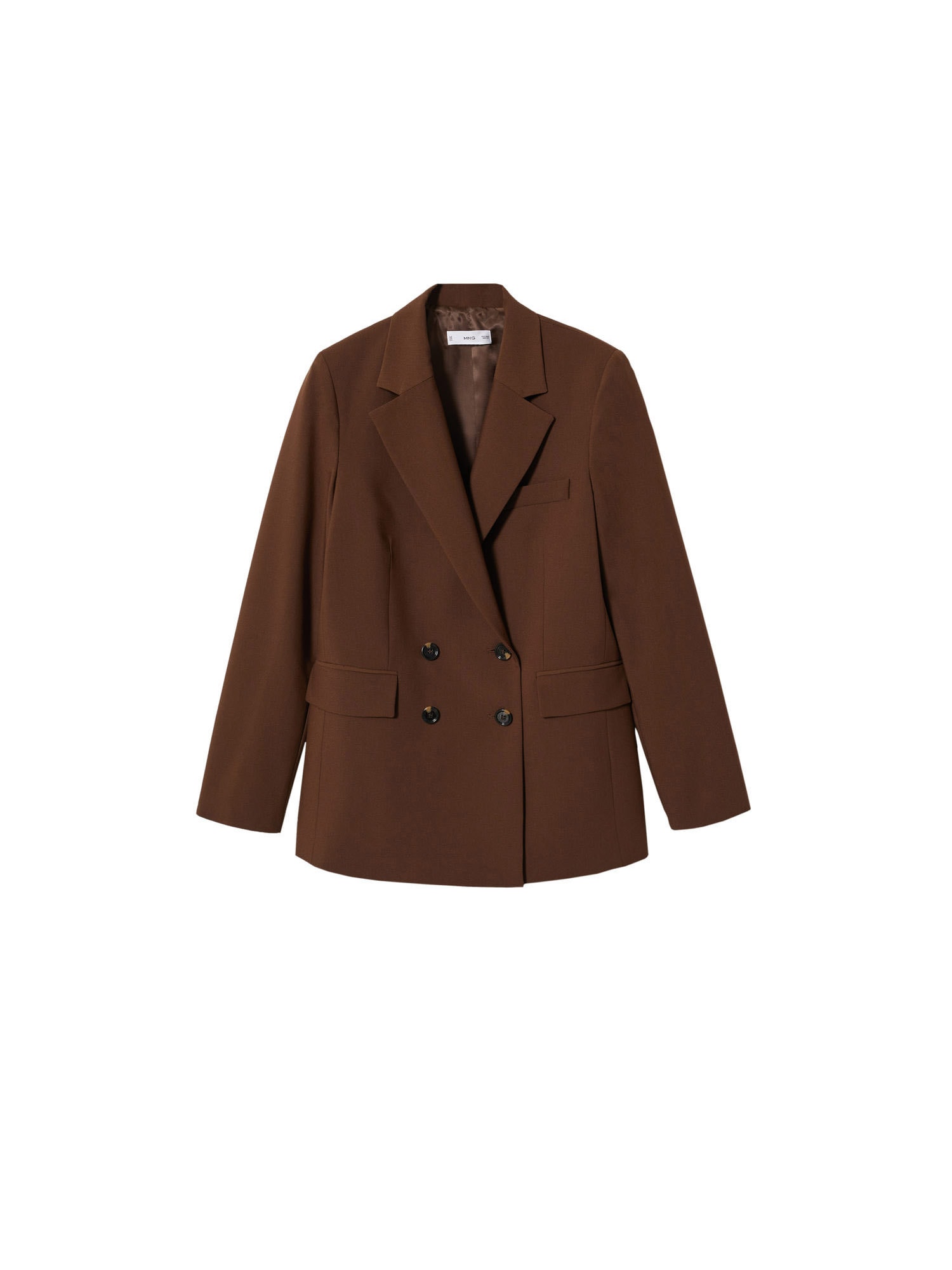 MANGO Blazer 'Greta'  temno rjava
