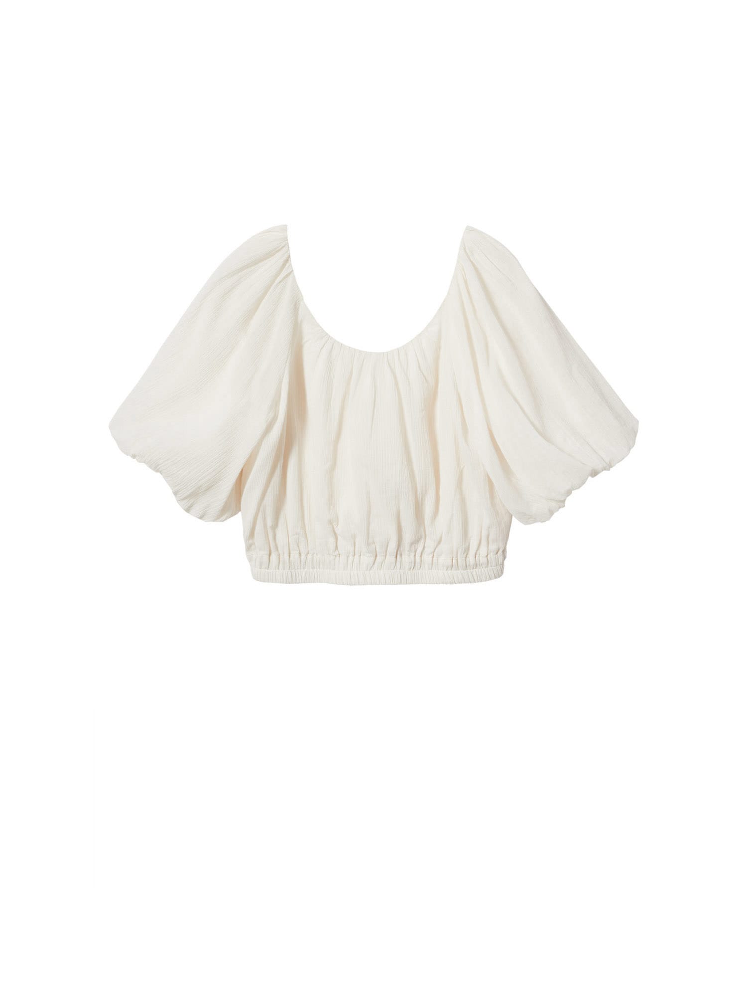MANGO Bluza 'Biel'  naravno bela