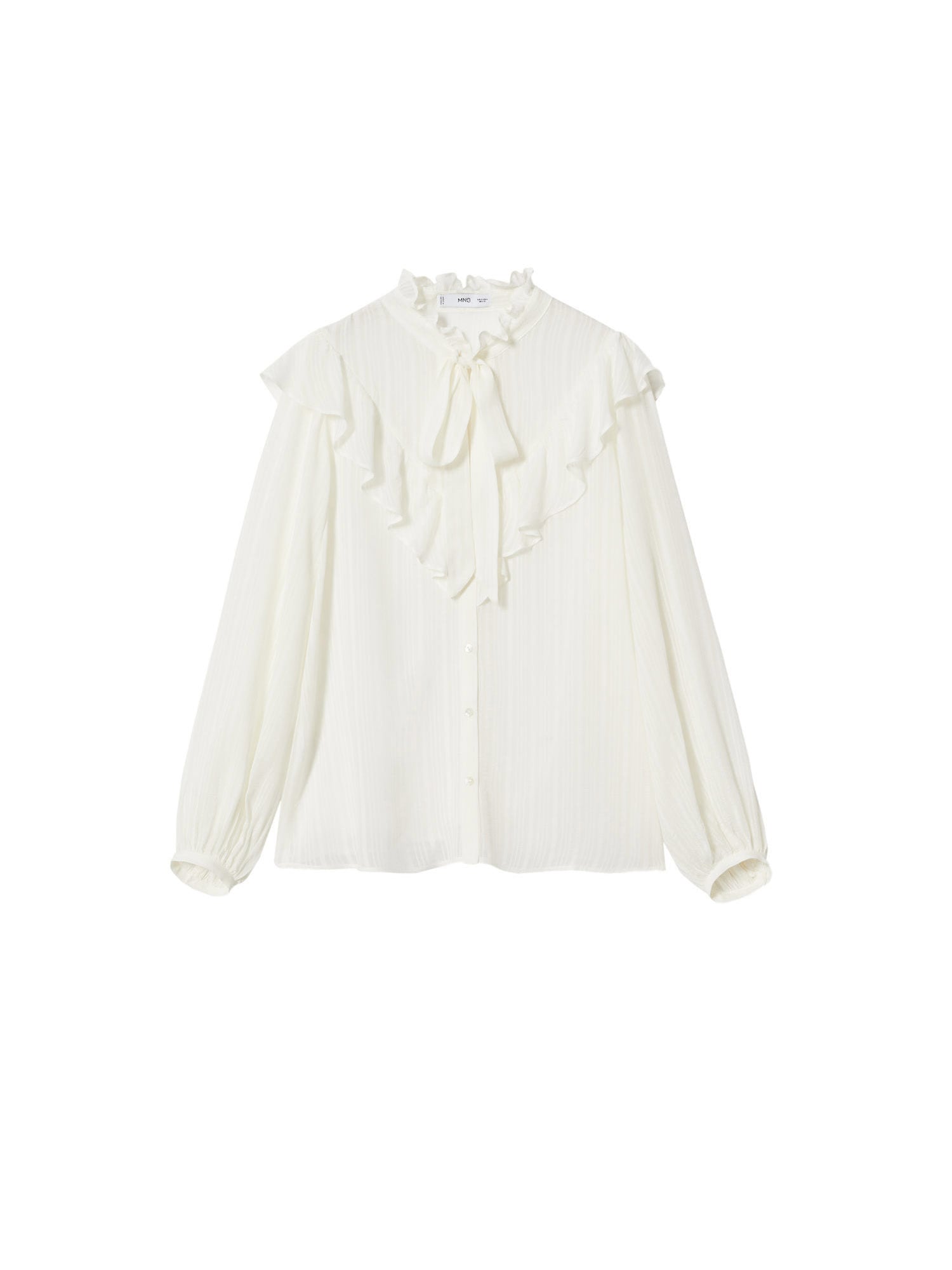 MANGO Bluza 'SWEETY'  kremna