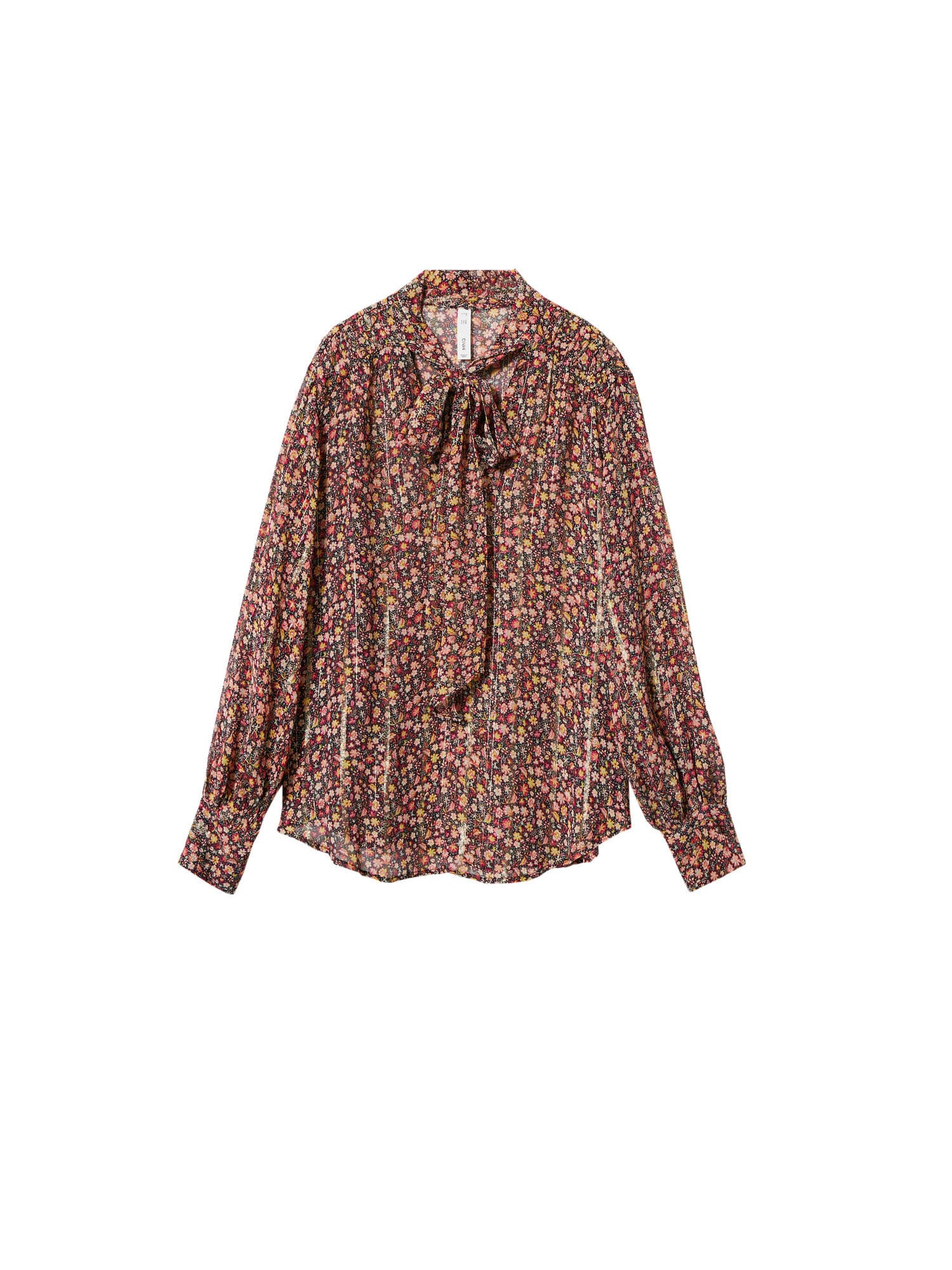 MANGO Bluza 'Volcano'  bež / rjava / svetlo rumena / melona