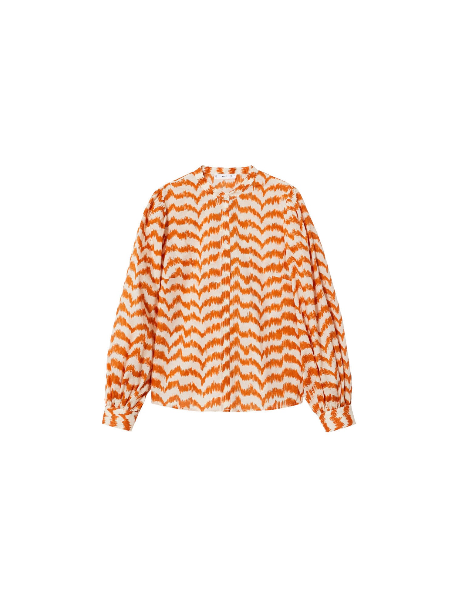 MANGO Bluza 'Ziggy'  kremna / večbarvno oranžna