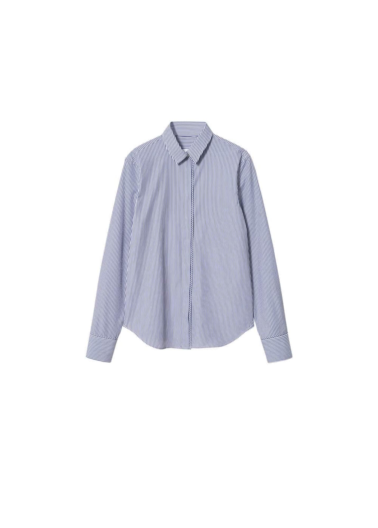 MANGO Bluza  svetlo modra