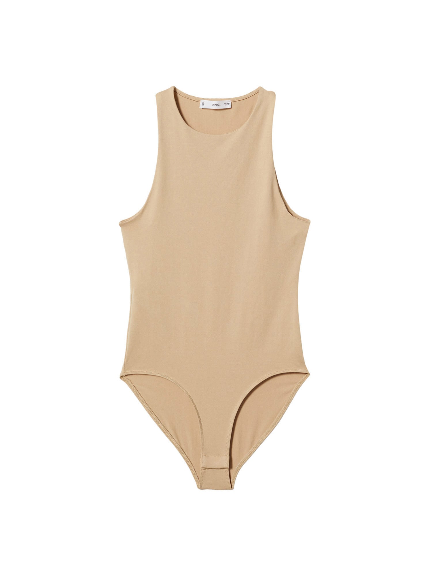 MANGO Bodi majica 'BODY REMI'  svetlo bež