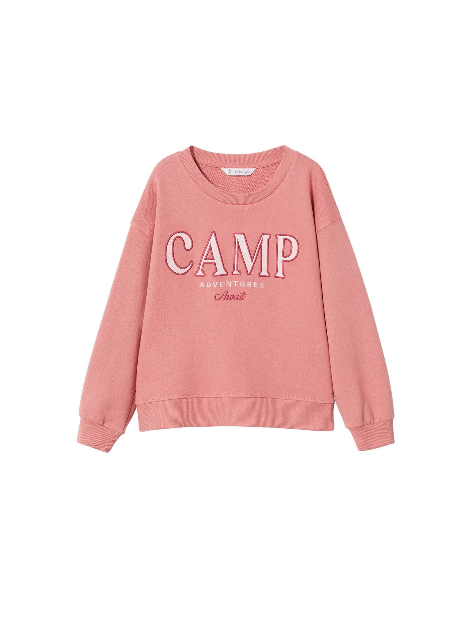 MANGO KIDS Majica 'Camp'  rosé / svetlo roza