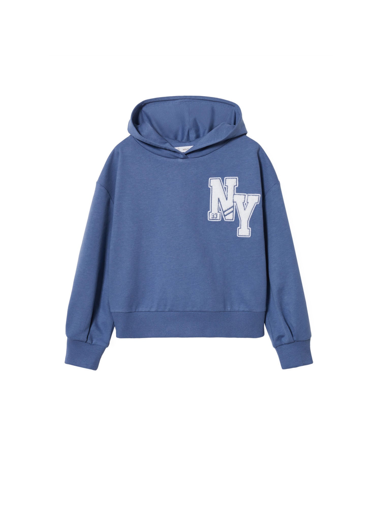 MANGO KIDS Majica 'Newyork'  modra / bela