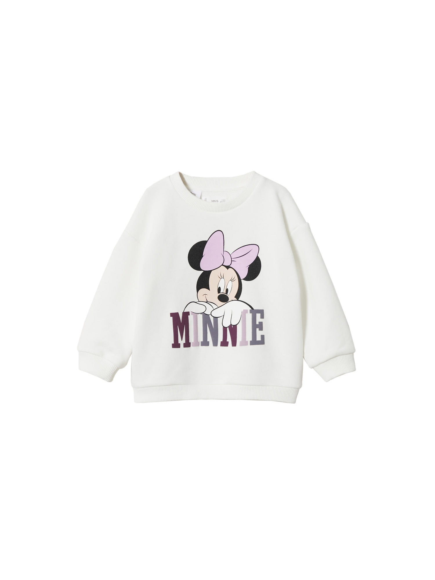 MANGO KIDS Majica  ecru / temno siva / lila / črna