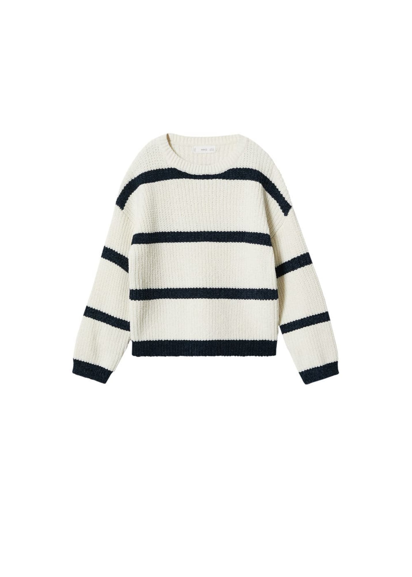 MANGO KIDS Pulover 'Maria'  kobalt modra / off-bela