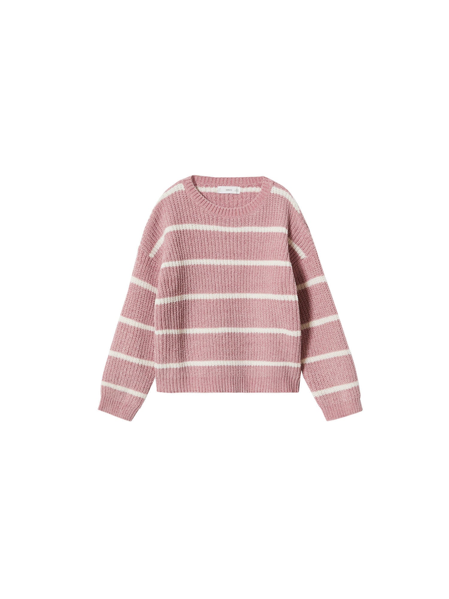 MANGO KIDS Pulover 'Maria'  staro roza / bela