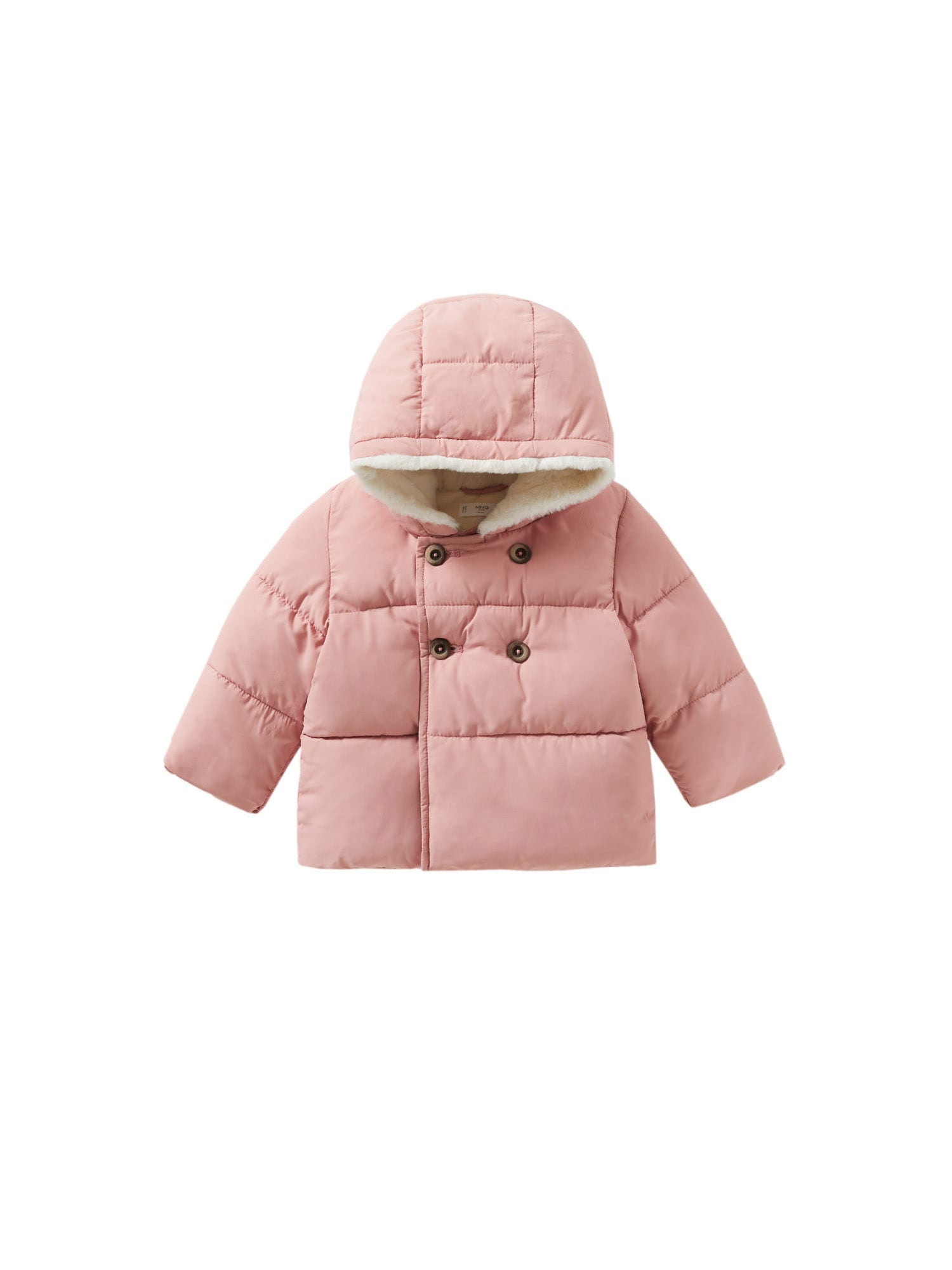 MANGO KIDS Zimska jakna 'Copo'  roza