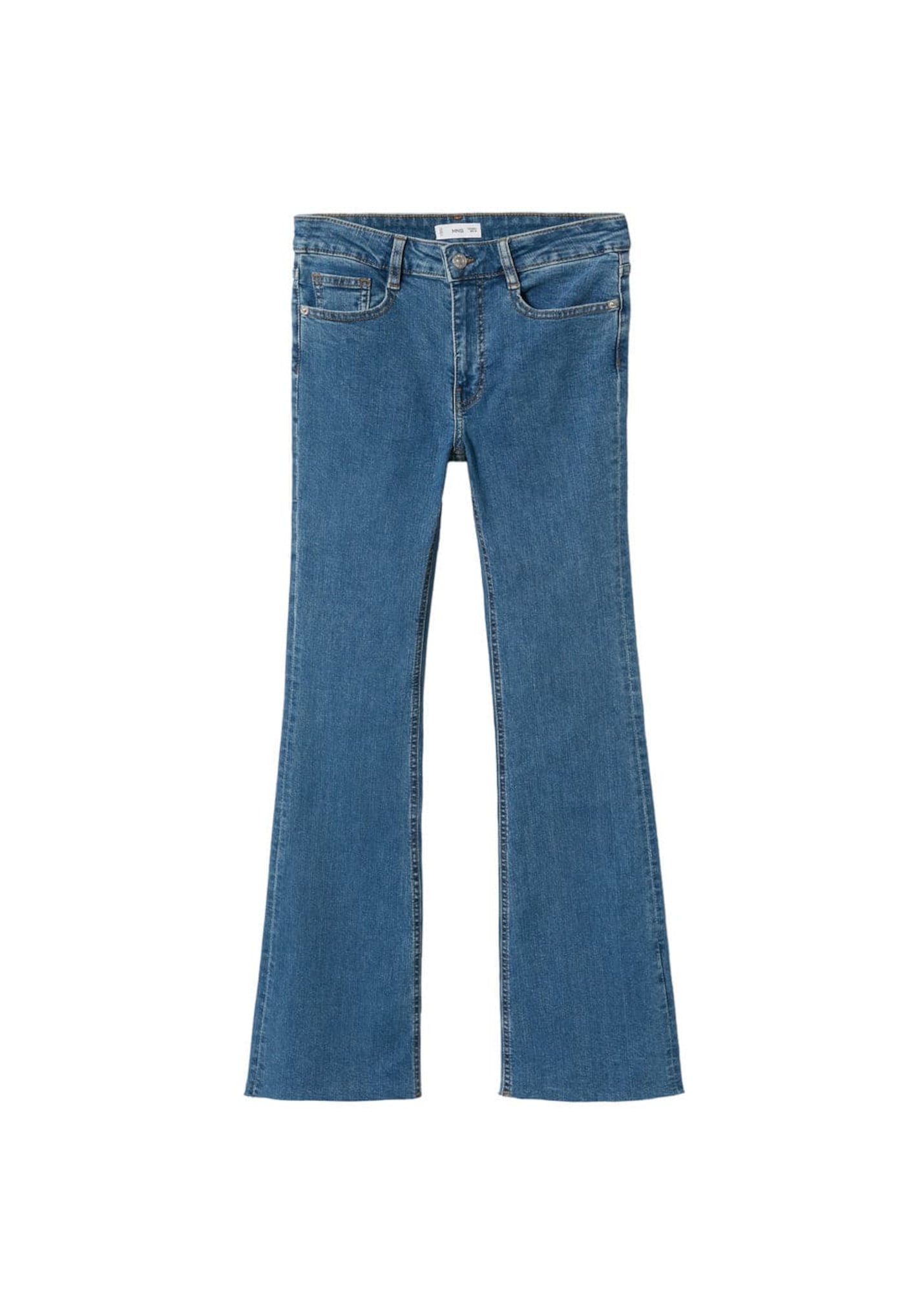 MANGO Kavbojke  moder denim