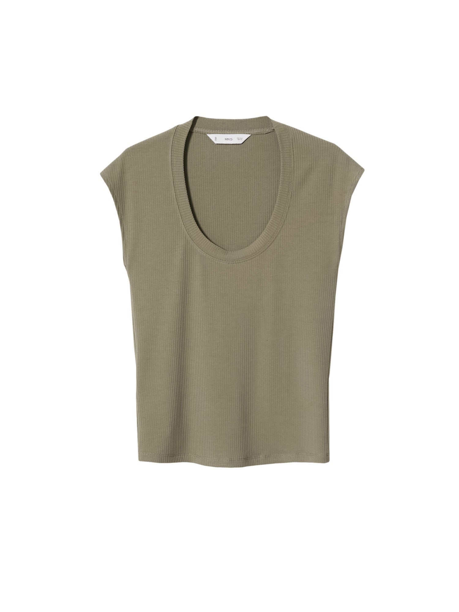 MANGO Top 'CAMISETA'  oliva