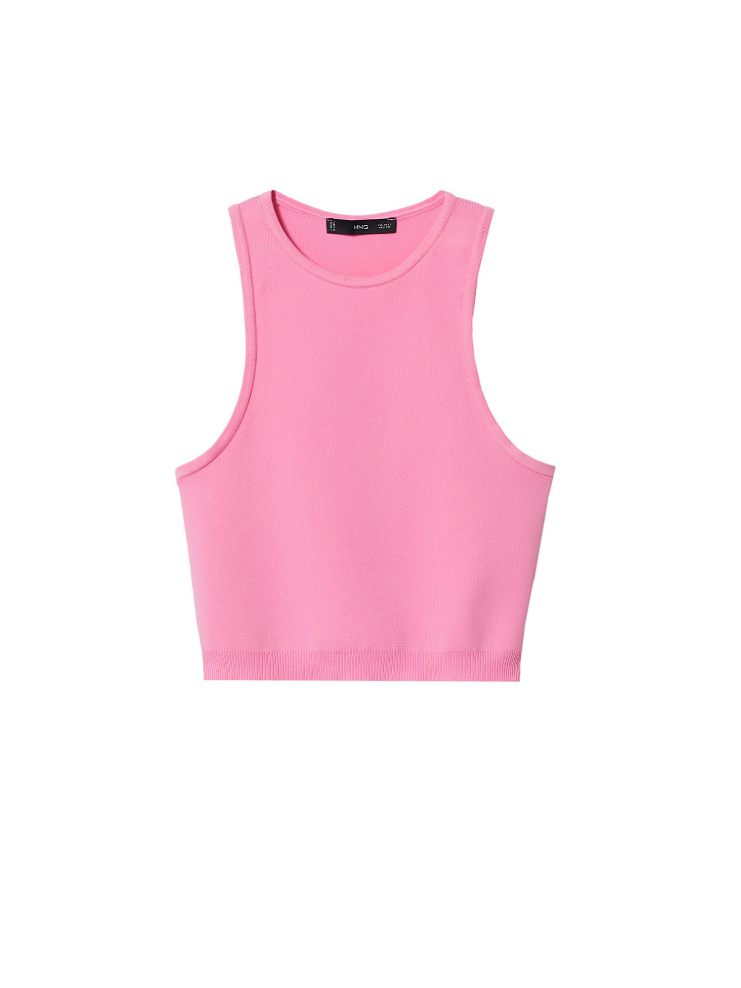 MANGO Top z naramnicami 'GIMME'  roza