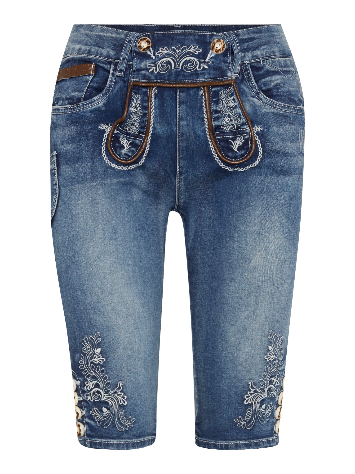 MARJO Hlače za k noši 'Franziska'  moder denim