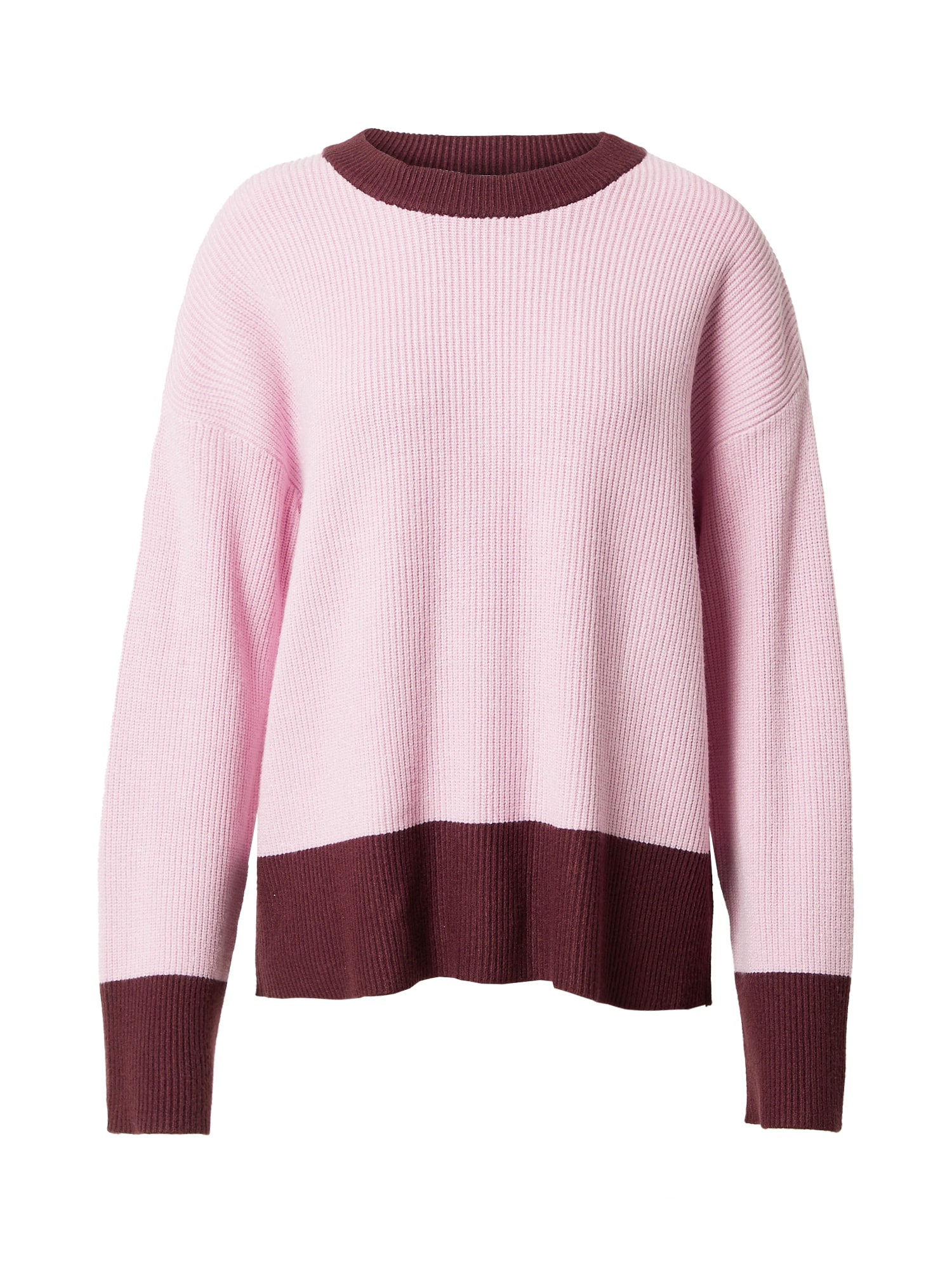 MOSS COPENHAGEN Pulover 'Ieke'  roza / burgund