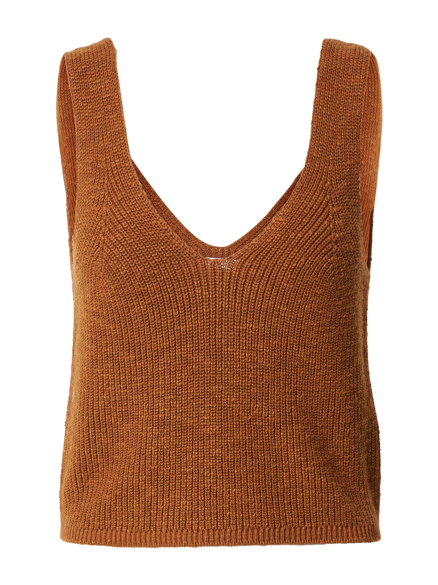 Madewell Top z naramnicami  karamel