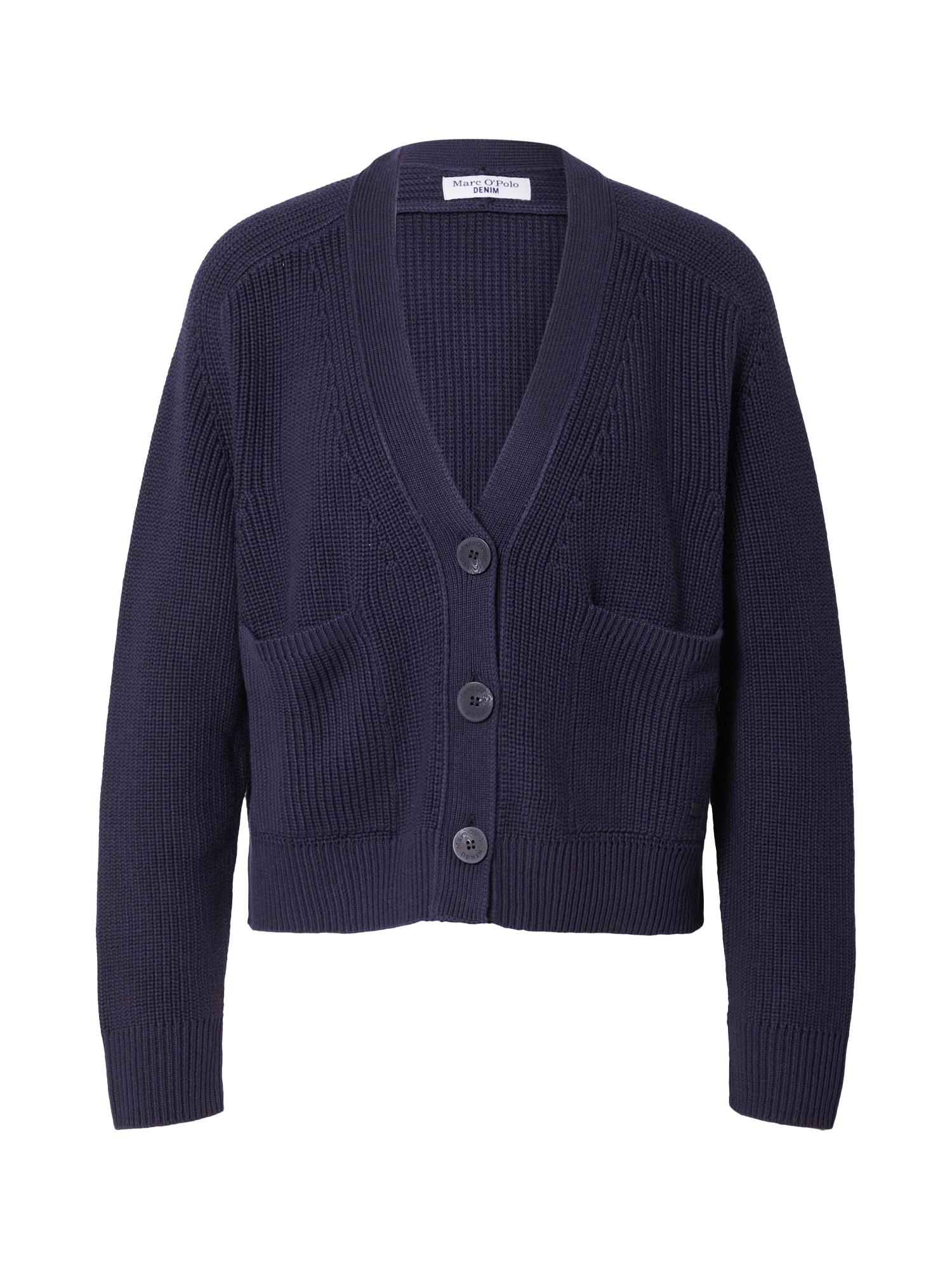 Marc O'Polo DENIM Pletena jopa  temno modra