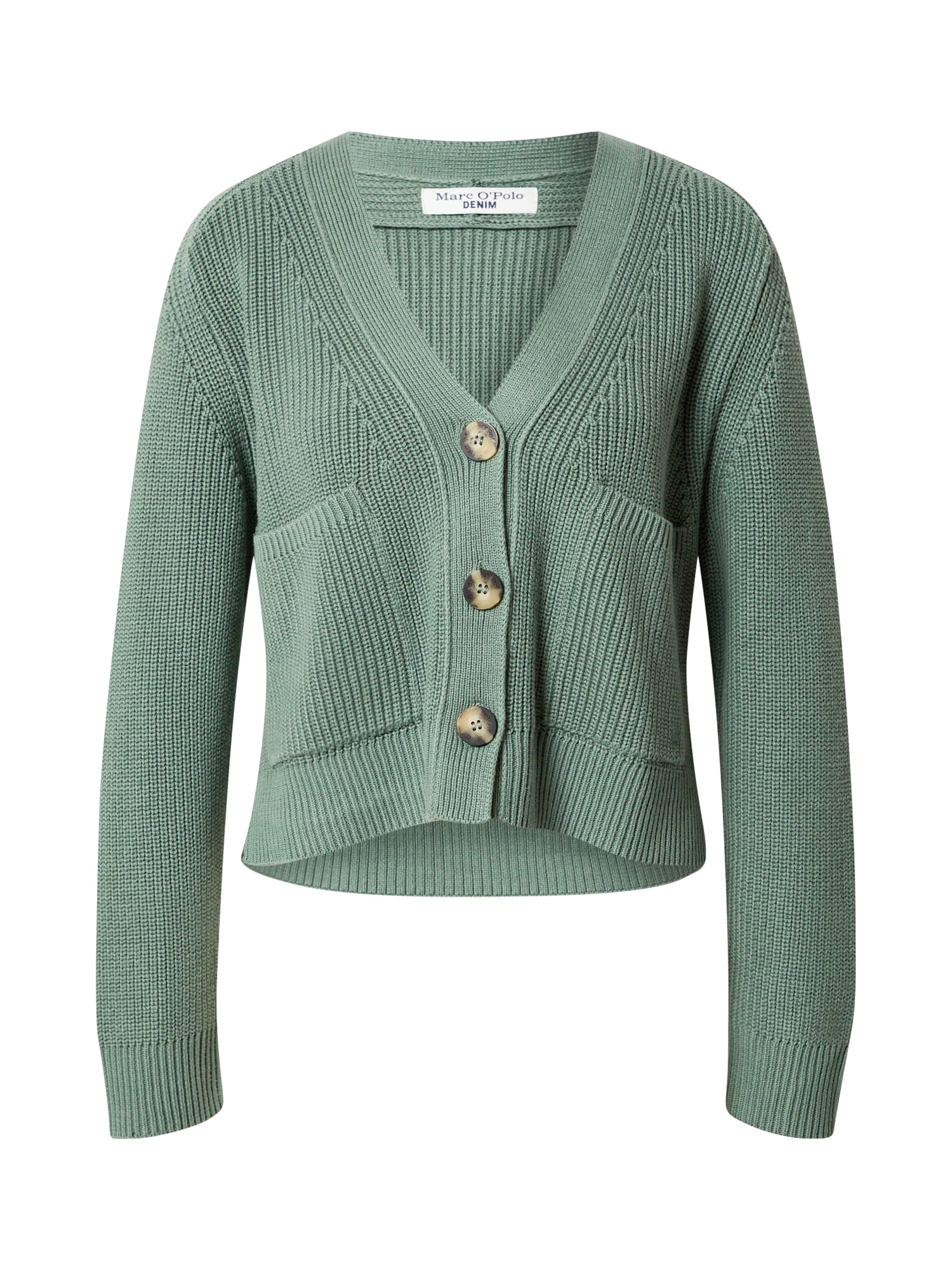 Marc O'Polo DENIM Pletena jopa  zelena