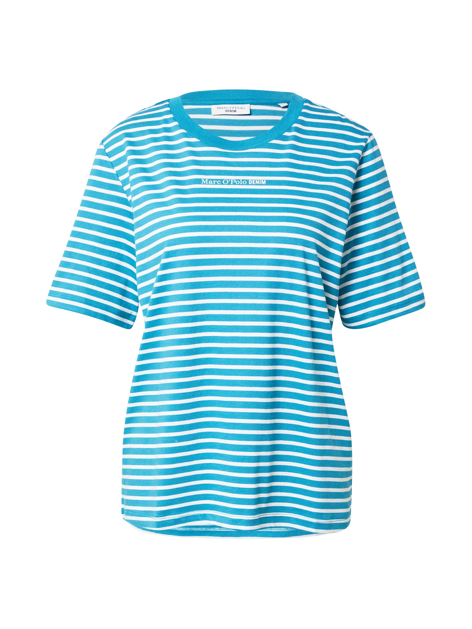 Marc O'Polo Majica  azur / bela