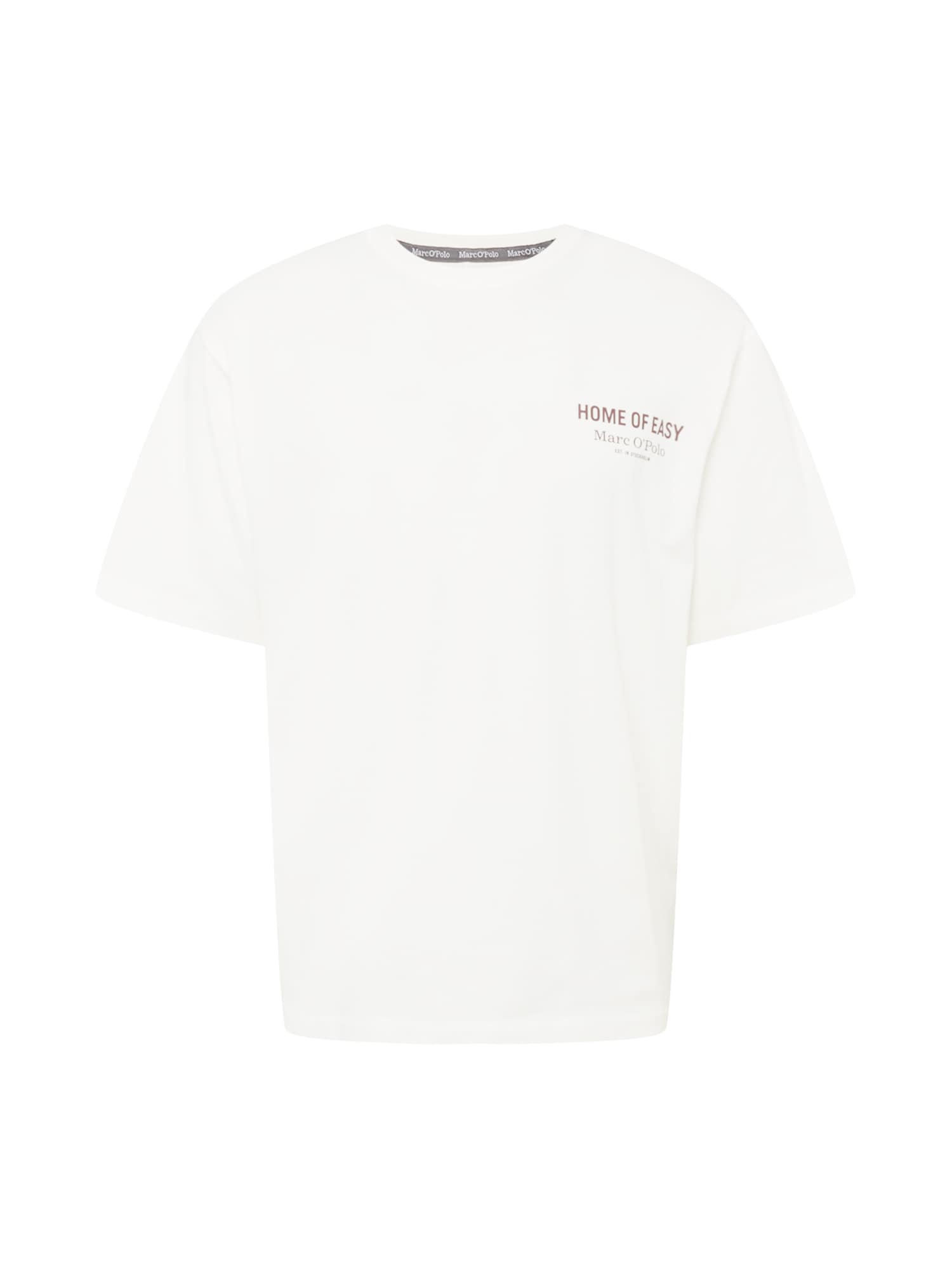 Marc O'Polo Majica  temno rdeča / off-bela