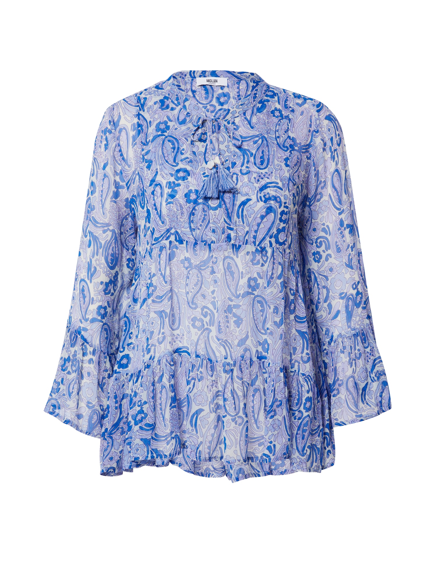 Moliin Copenhagen Bluza 'Sage'  modra / svetlo modra / sivka