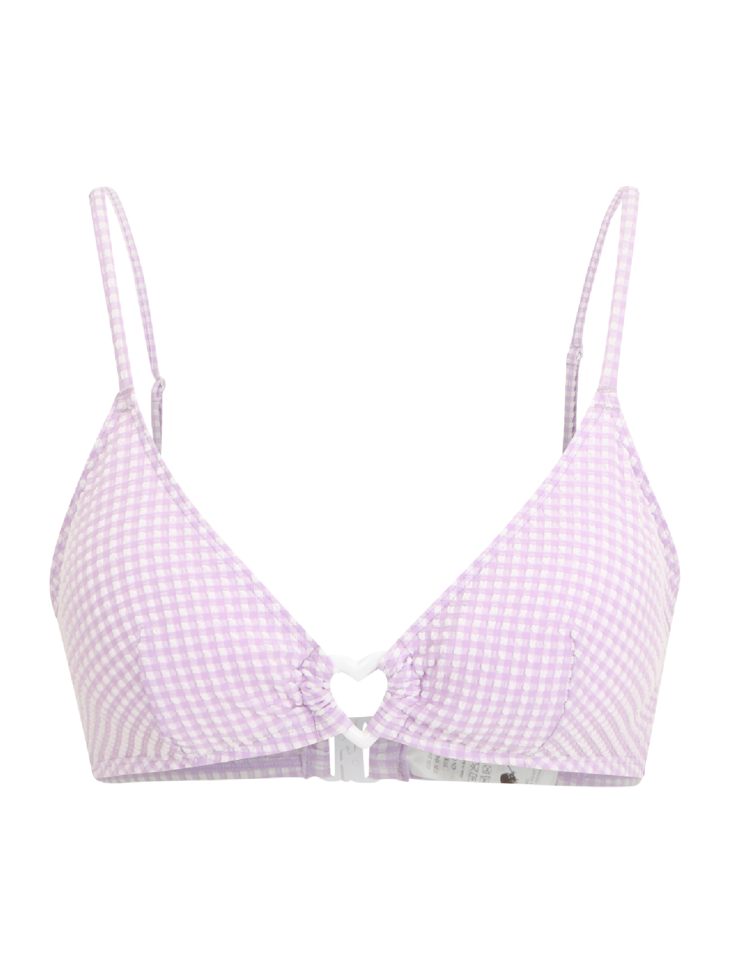 Monki Bikini zgornji del 'Bridget'  pastelno lila / bela