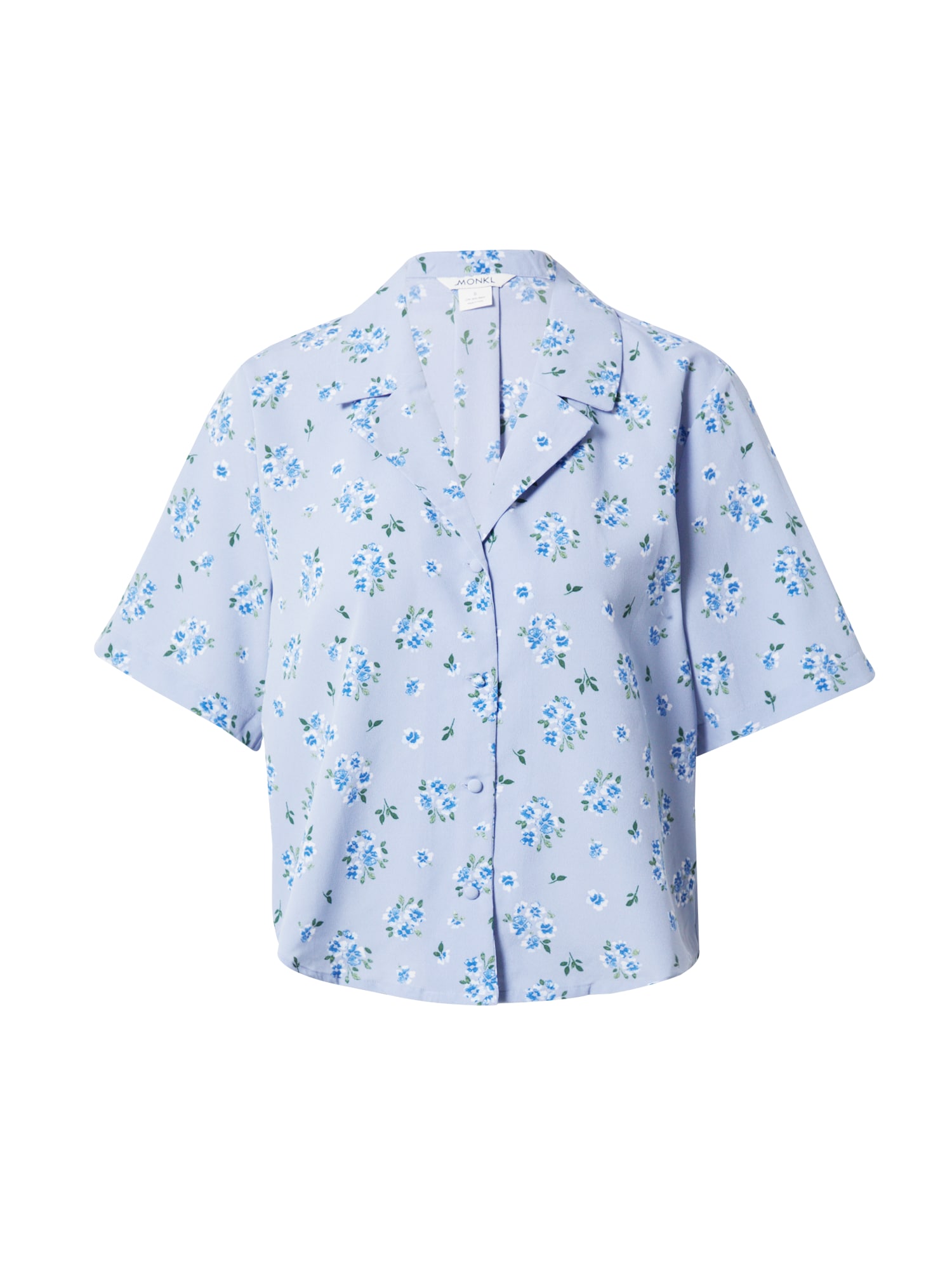 Monki Bluza 'Tani'  modra / svetlo modra / zelena / bela