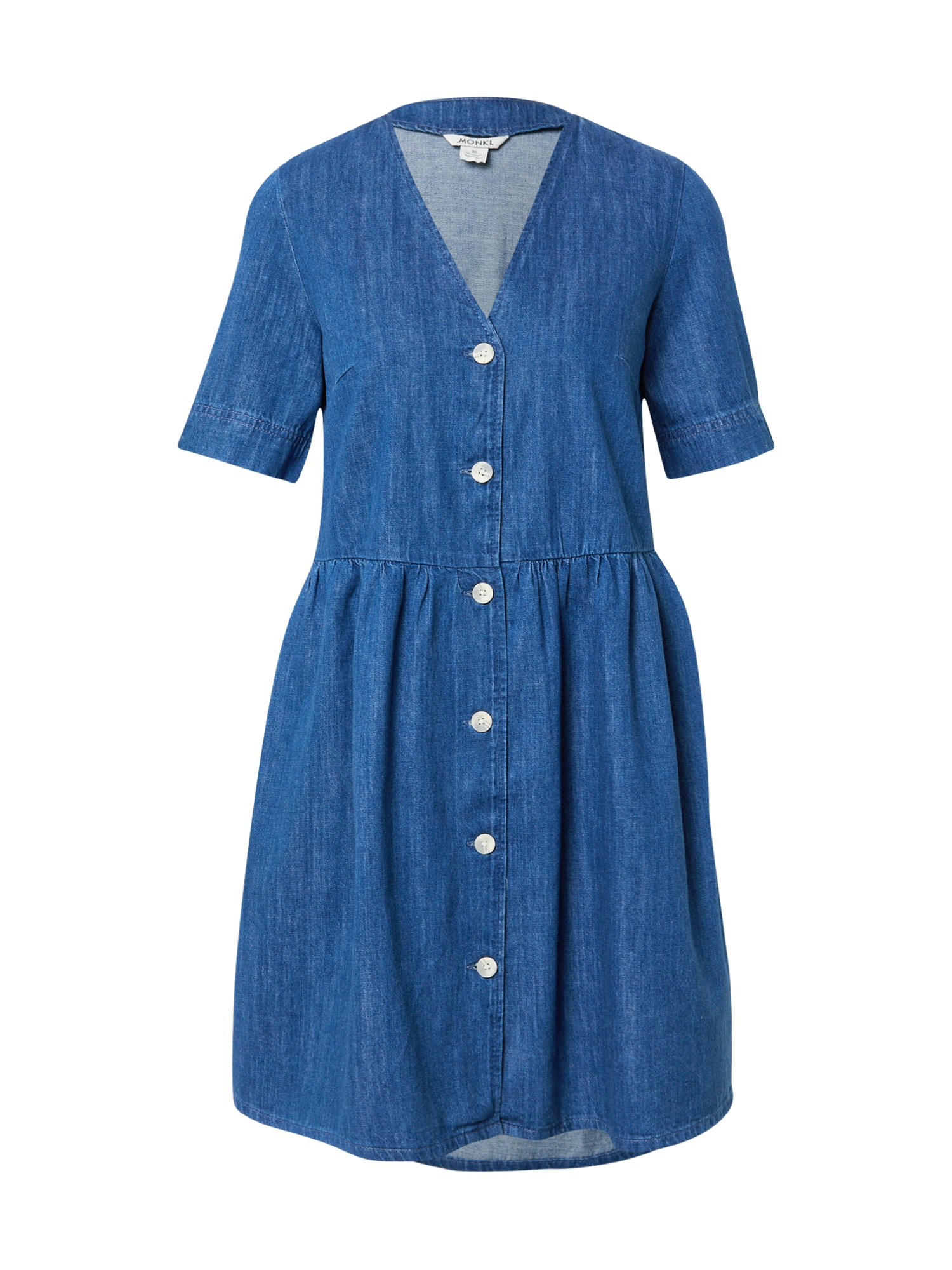 Monki Dolga srajca  moder denim