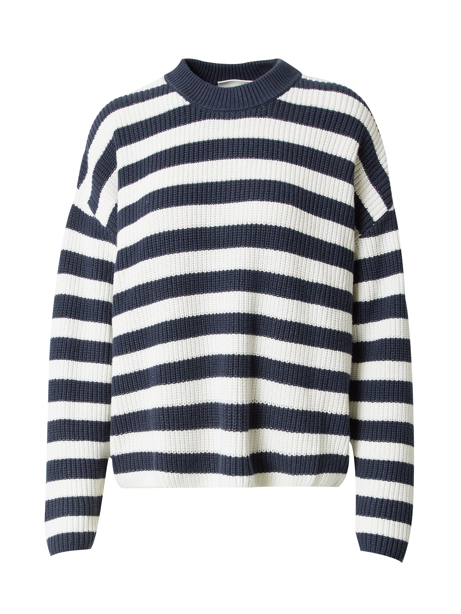 Monki Pulover 'Pim'  temno modra / bela
