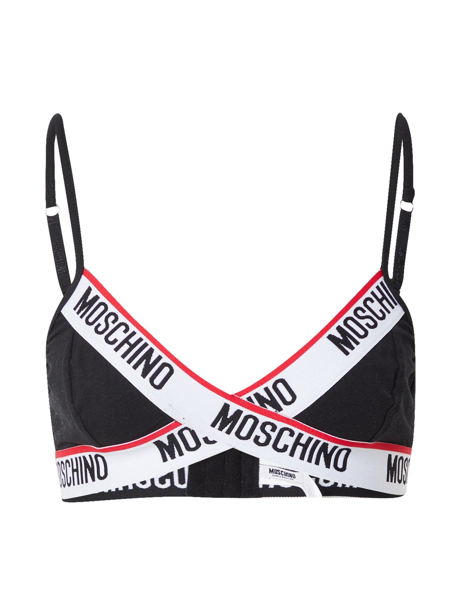 Moschino Underwear Nedrček  rdeča / črna / bela