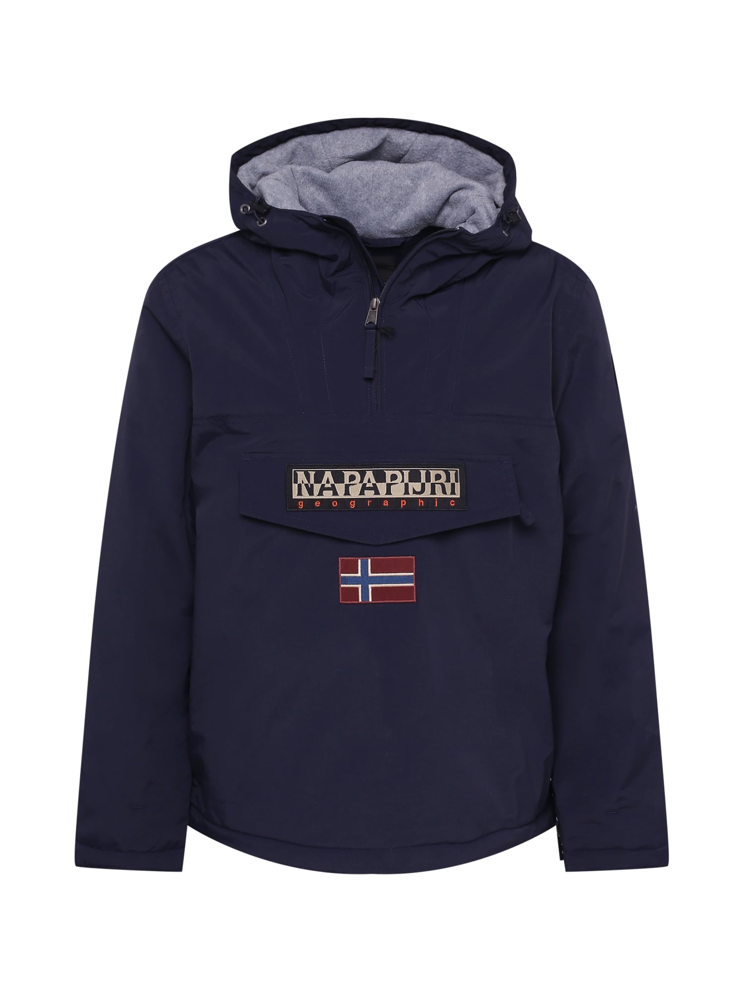 NAPAPIJRI Prehodna jakna 'Rainforest'  marine / svetlo rjava / ognjeno rdeča / bela