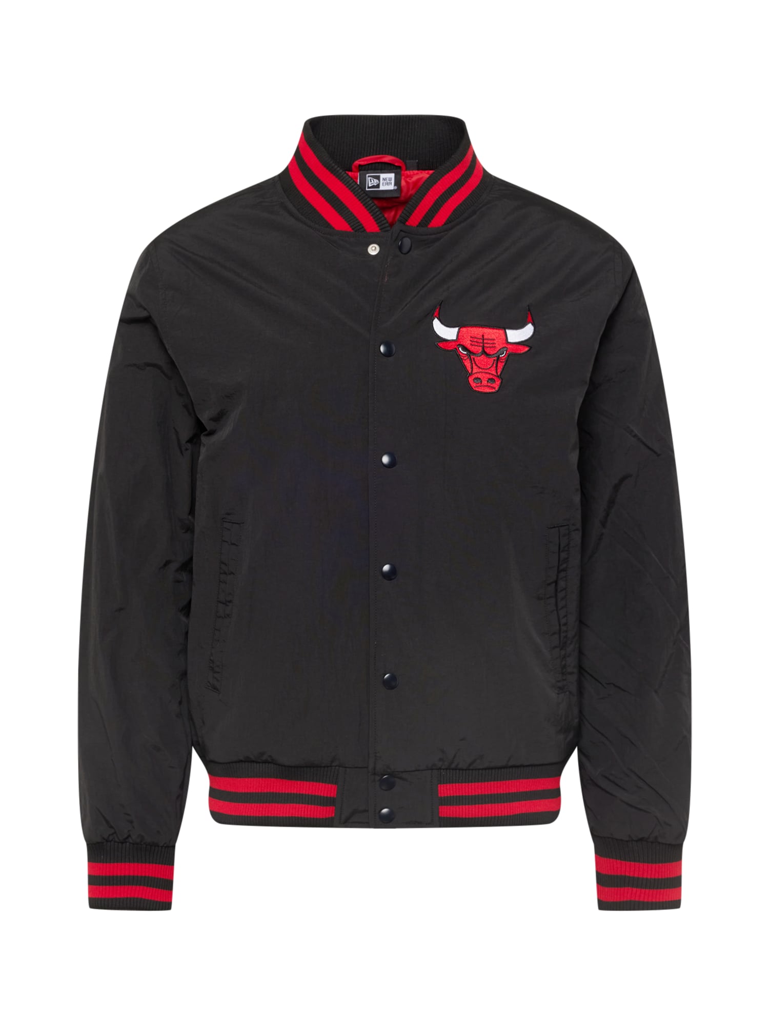 NEW ERA Športna jakna 'Chicago Bulls'  rdeča / črna