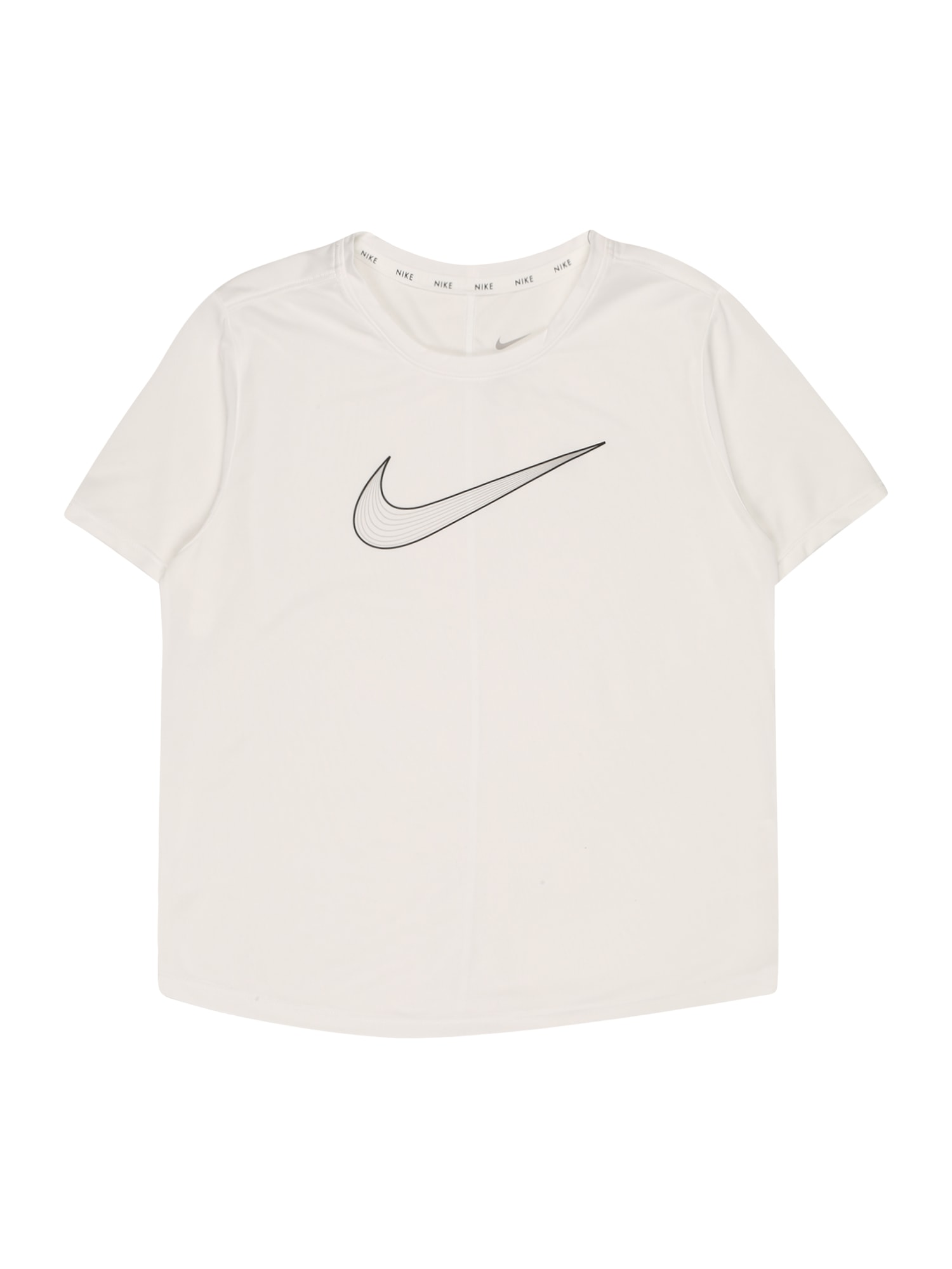 NIKE Funkcionalna majica  črna / bela
