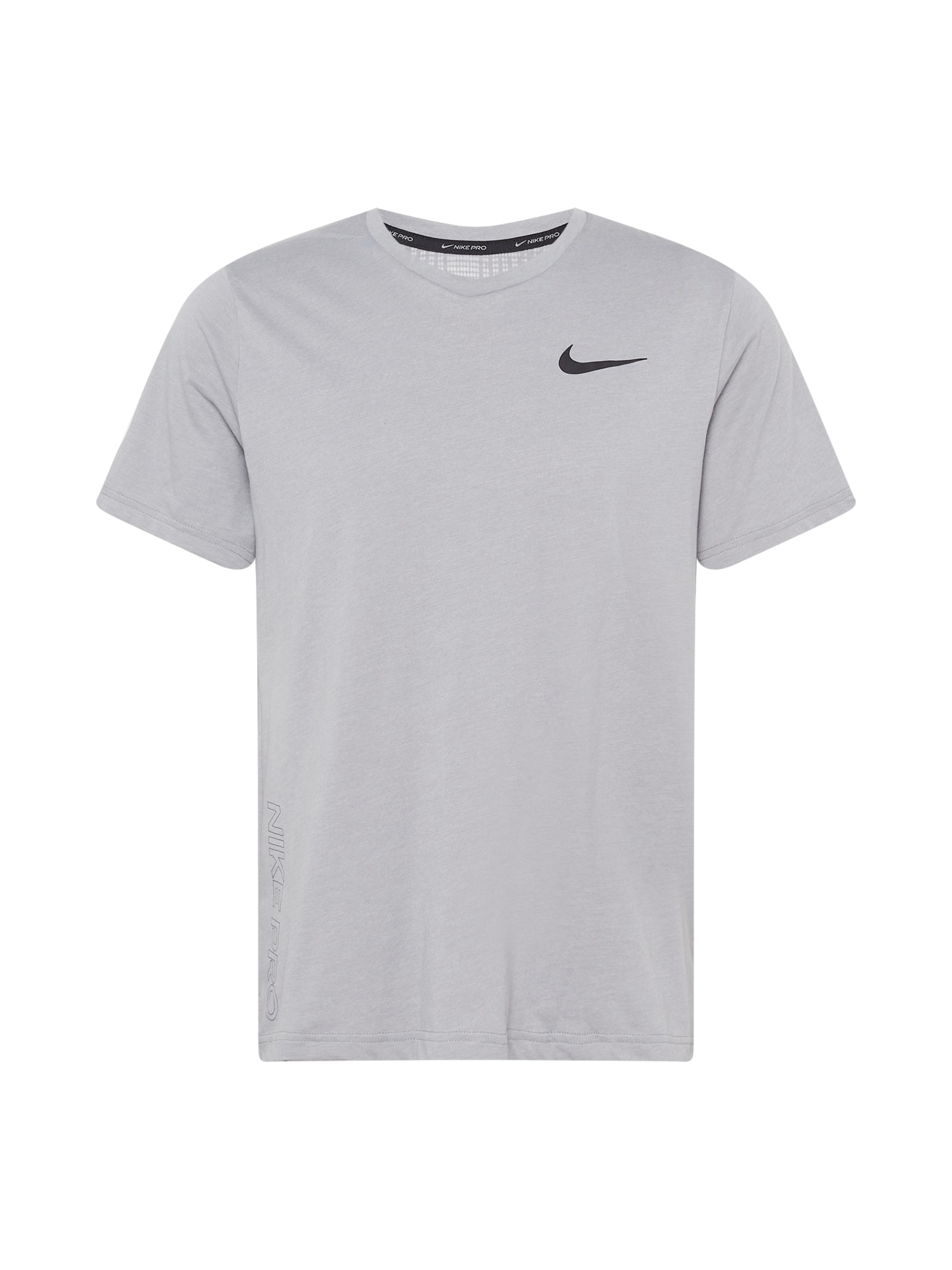 NIKE Funkcionalna majica  siva / kamen / črna