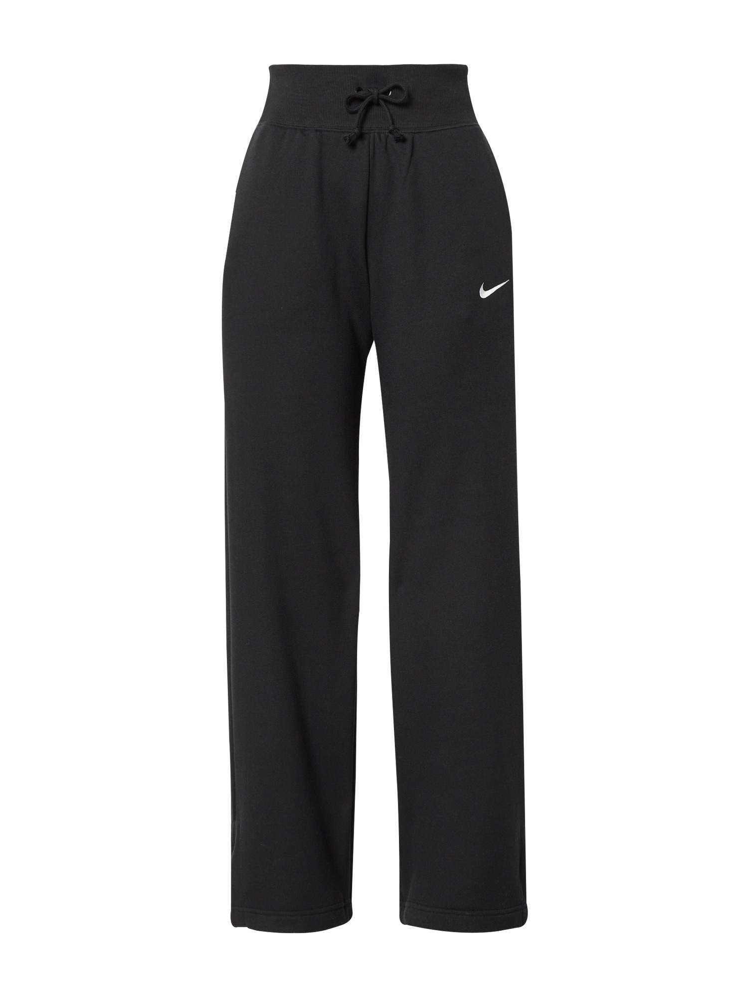 NIKE Hlače  črna / bela
