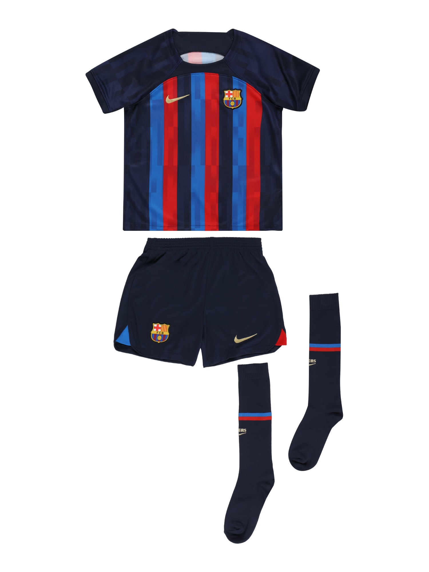 NIKE Športna obleka 'FCB LK NK DF KIT HM'  mornarska / svetlo modra / rdeča