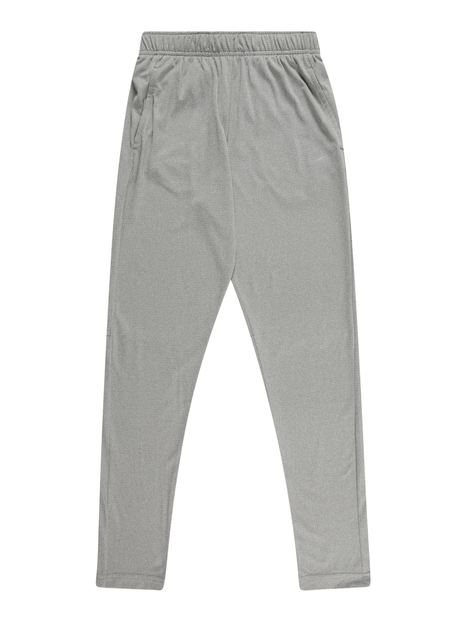 NIKE Športne hlače 'POLY'  kamen / bela