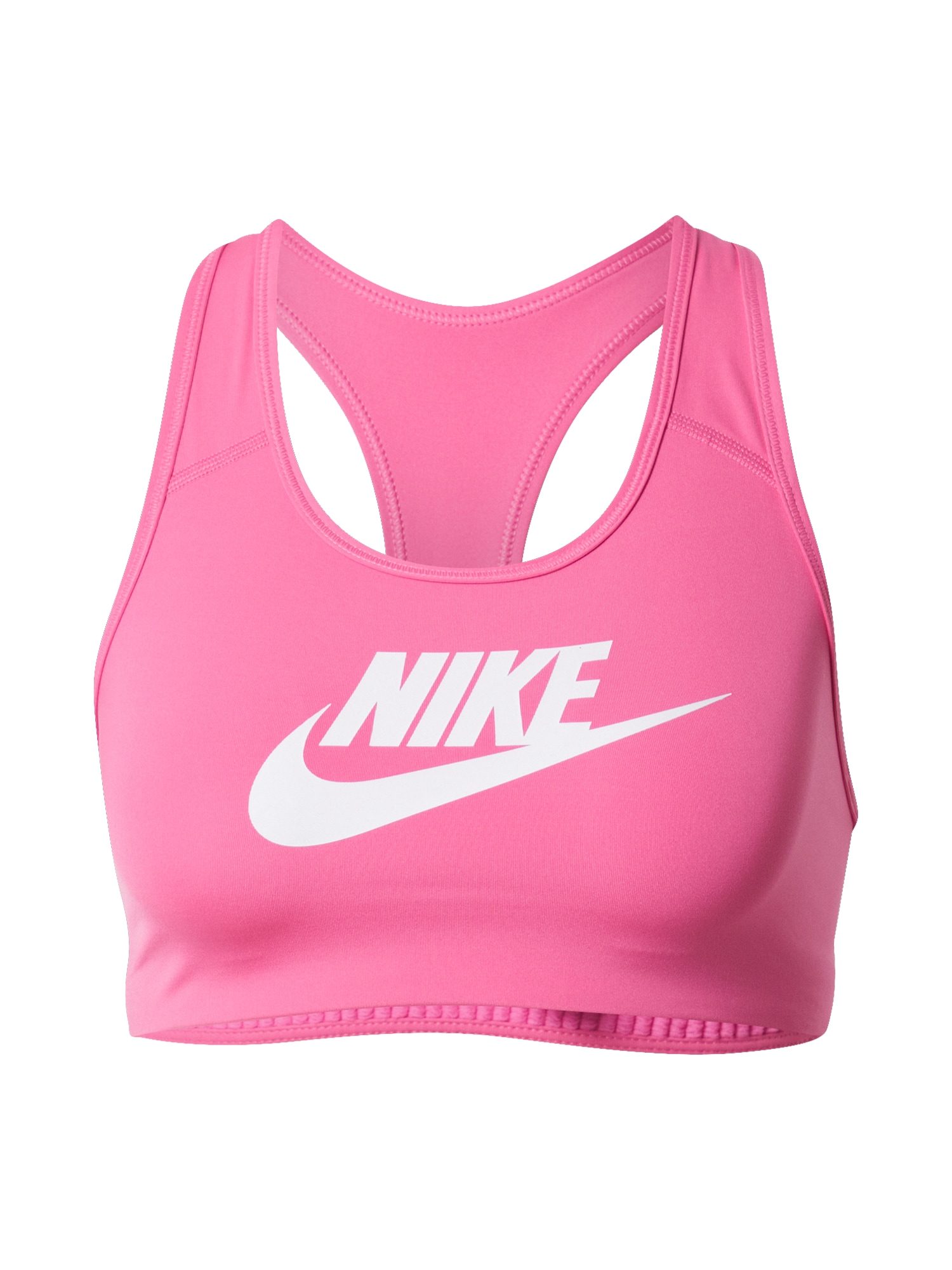 NIKE Športni nederček 'FUTURA'  roza / bela
