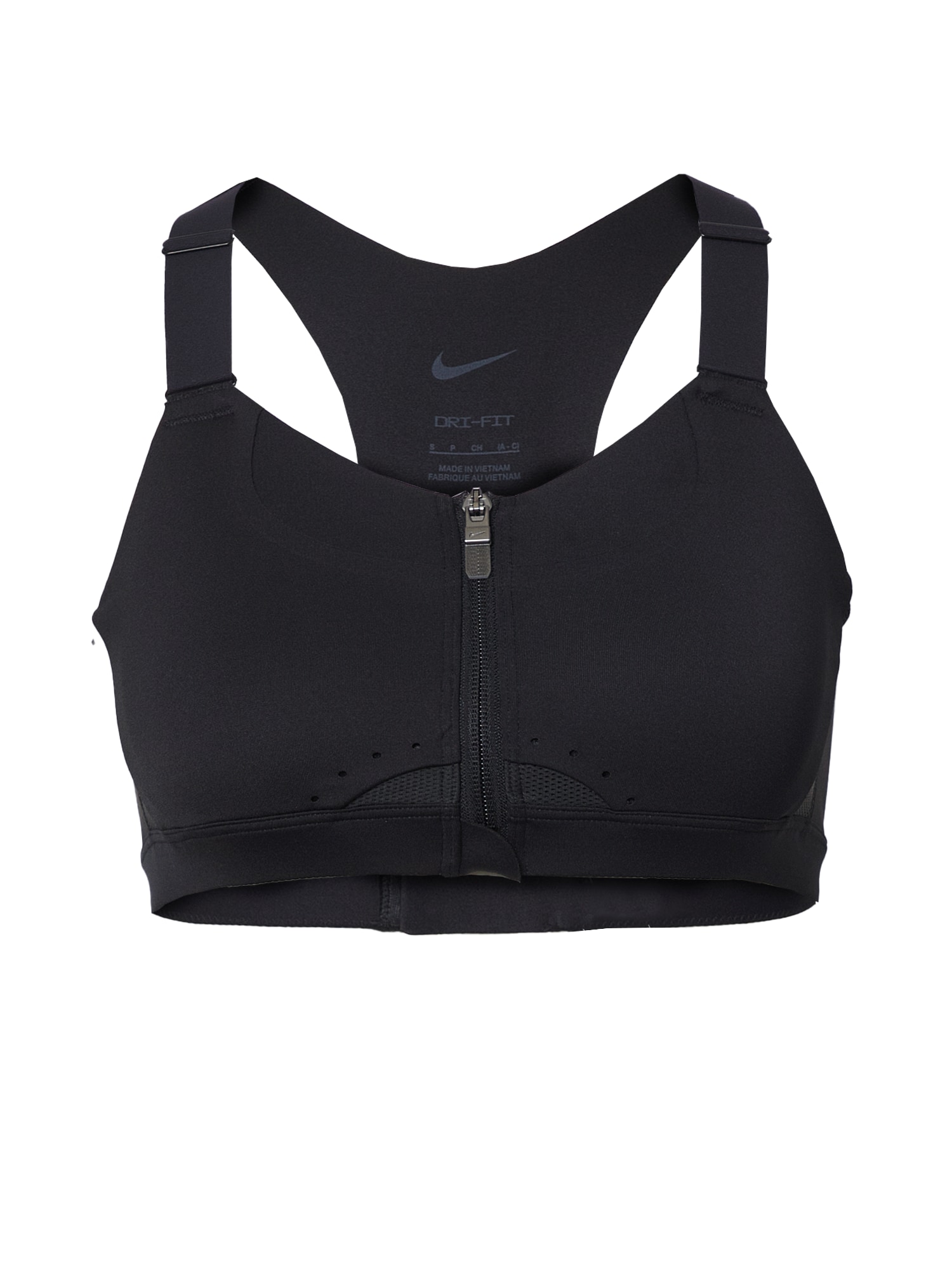 NIKE Športni nederček  črna