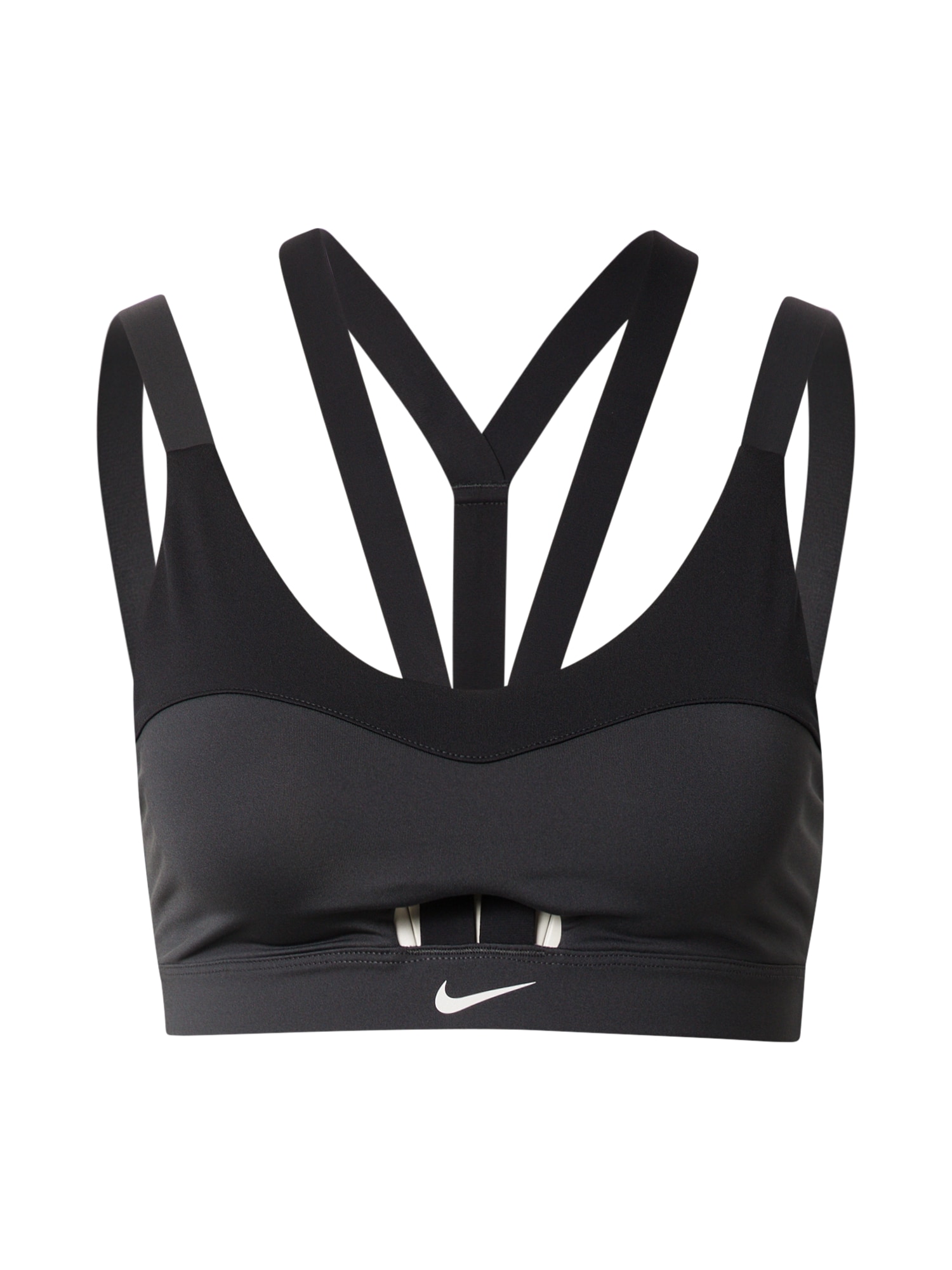 NIKE Športni nederček  temno siva