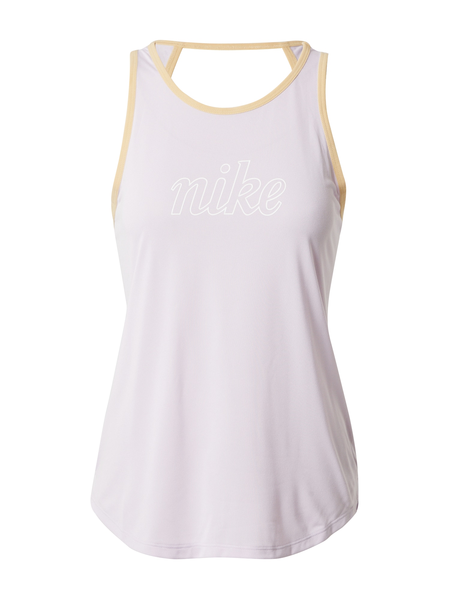 NIKE Športni top  pastelno lila / bela