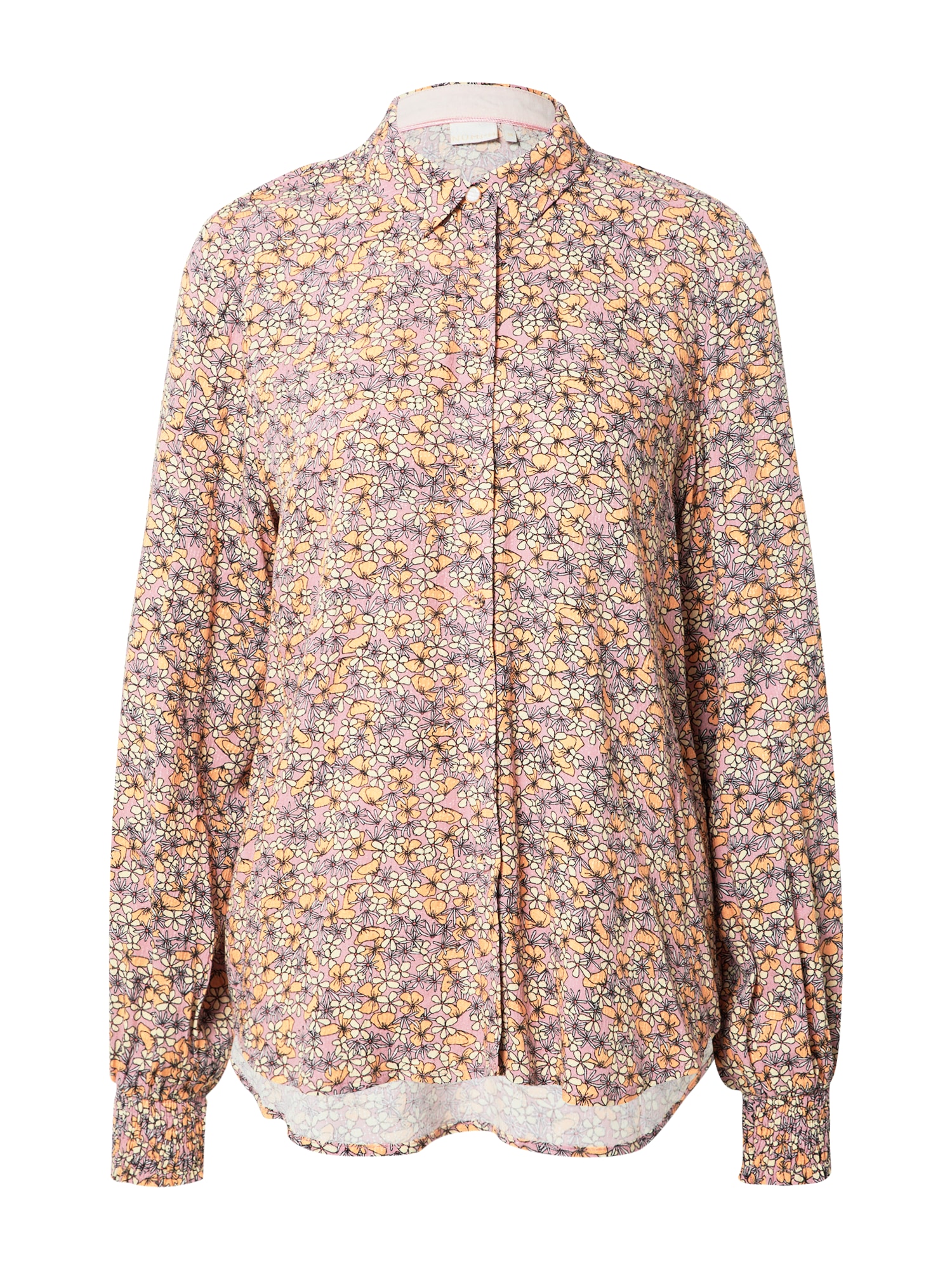 NÜMPH Bluza 'ALMA'  kremna / mauve / oranžna