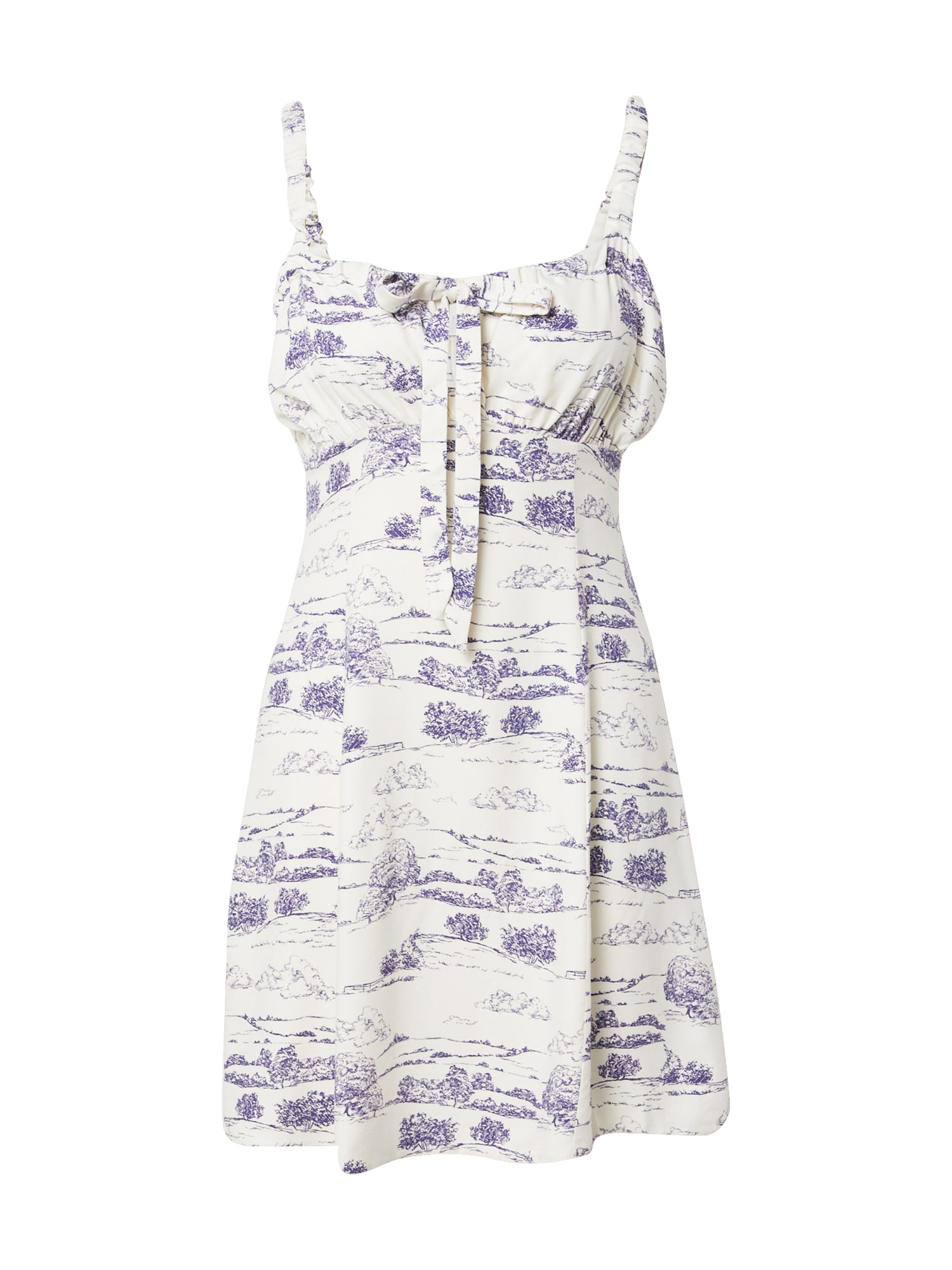 Nasty Gal Obleka  kremna / indigo