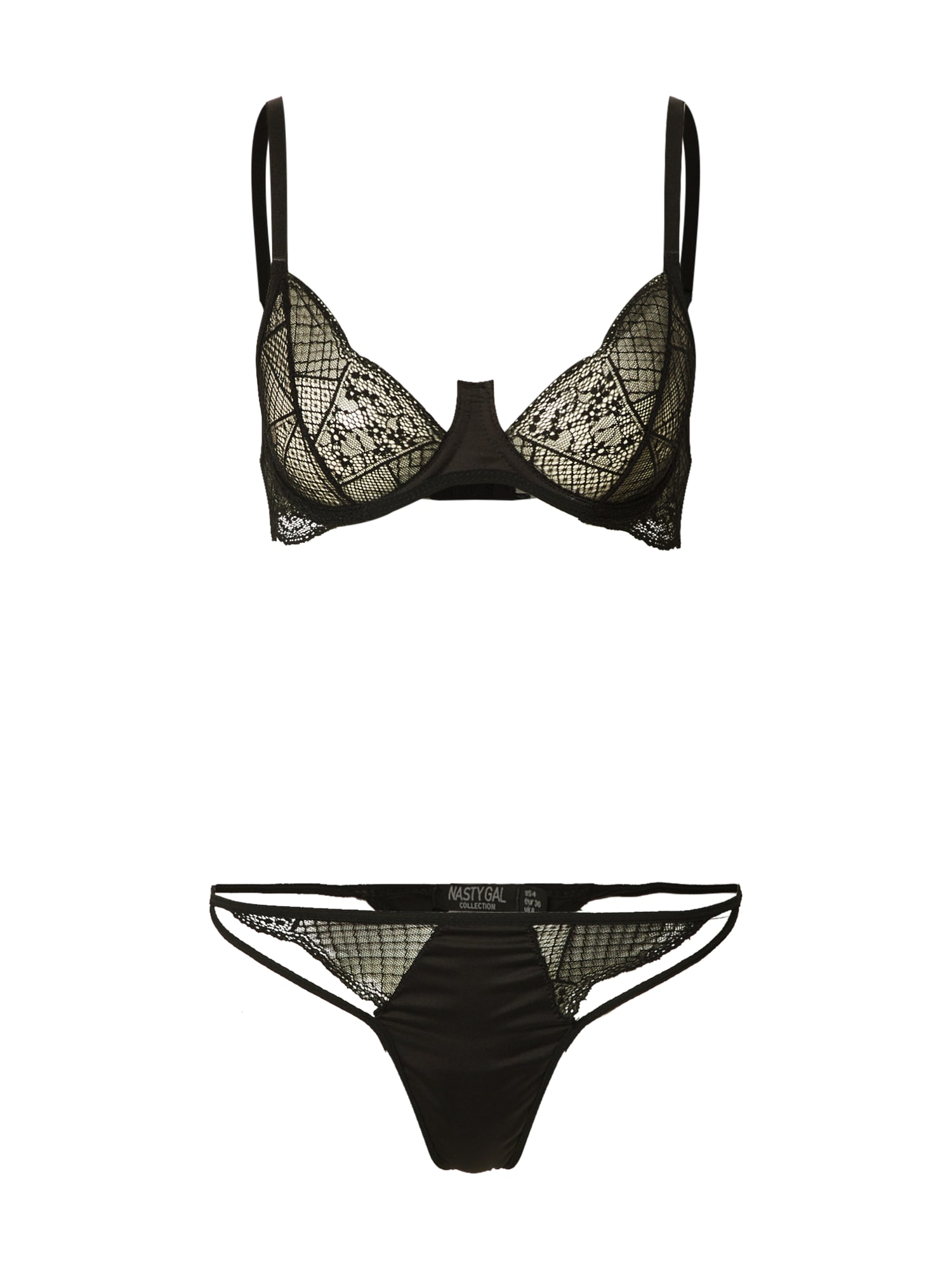 Nasty Gal Seti perila  črna