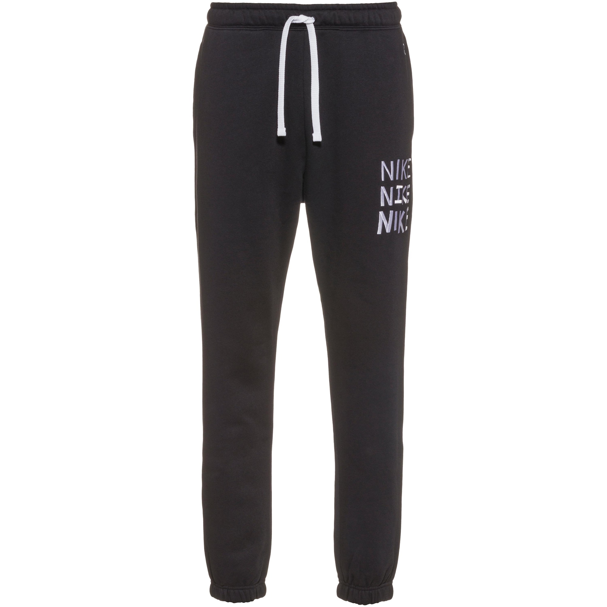 Nike Sportswear Hlače  črna / bela
