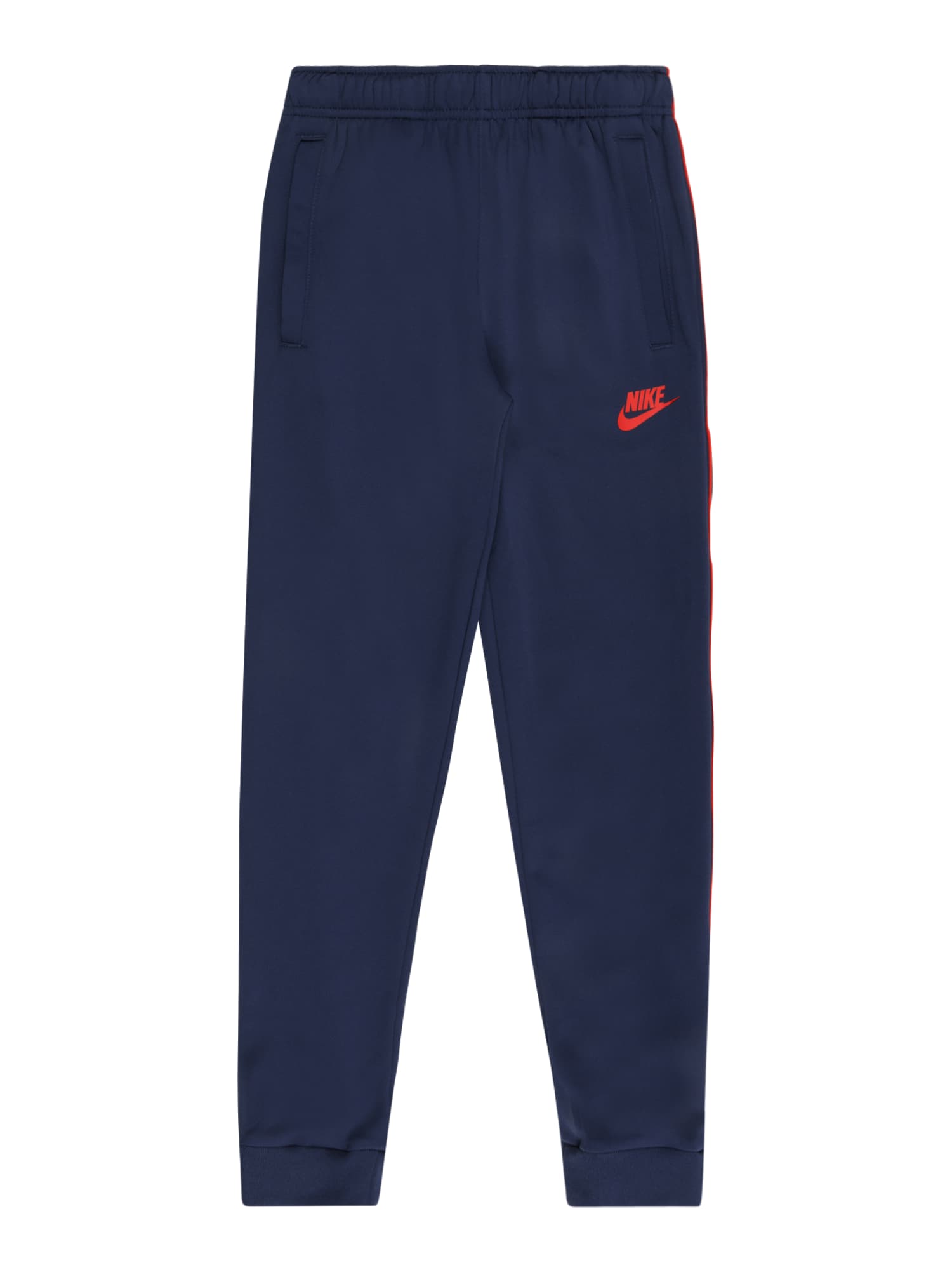 Nike Sportswear Hlače  mornarska / rdeča