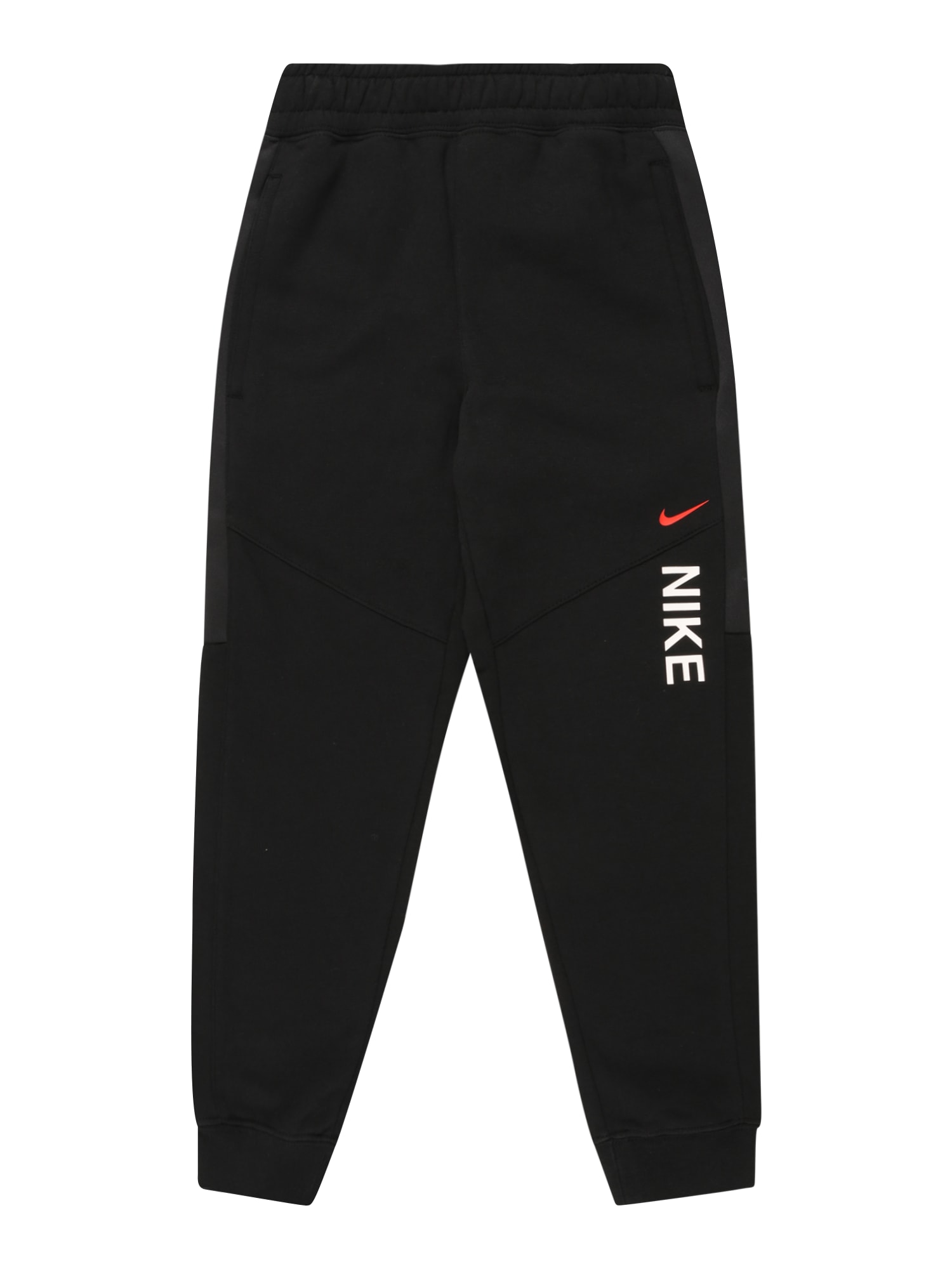 Nike Sportswear Hlače  rdeča / črna / bela