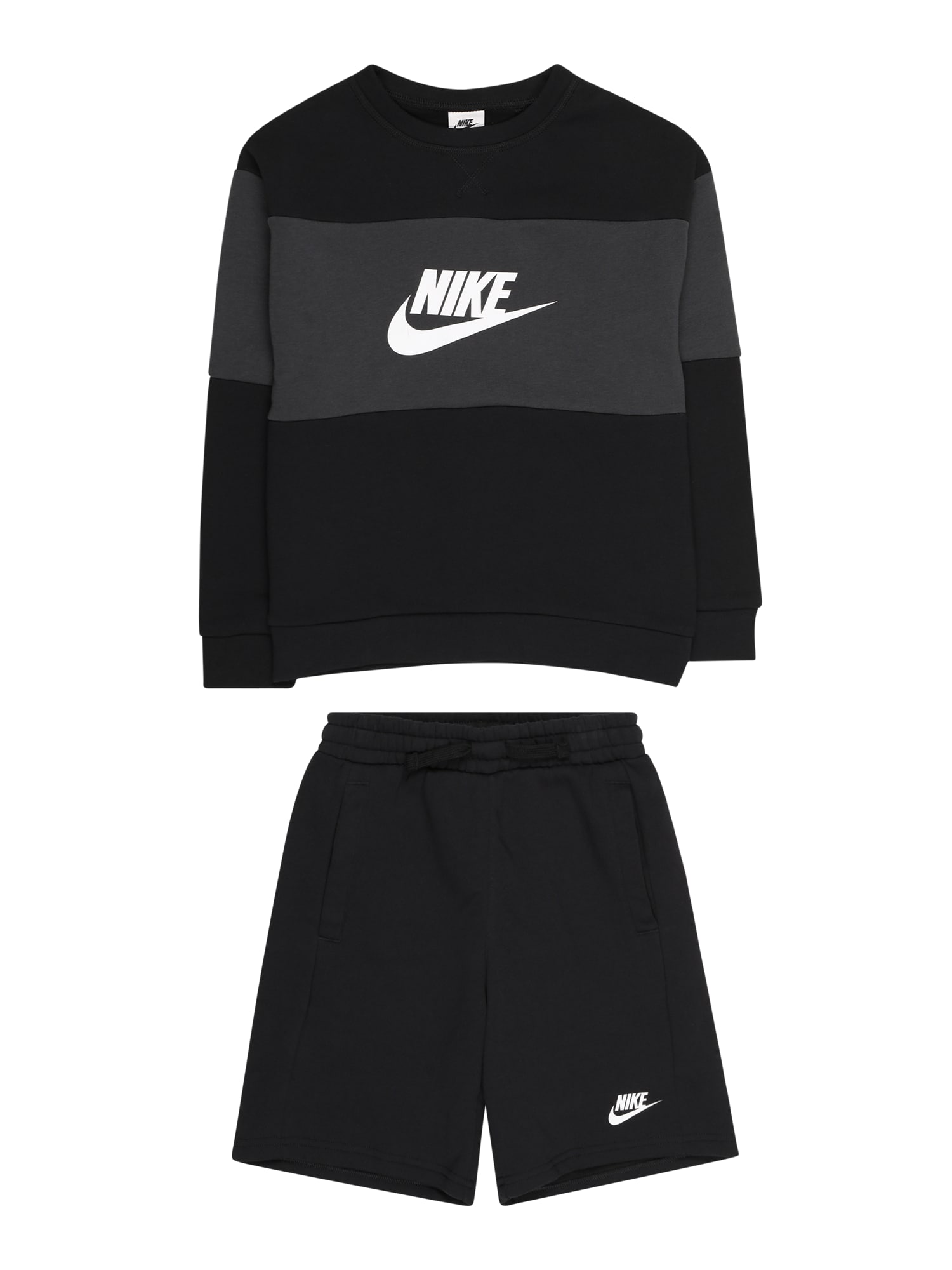 Nike Sportswear Komplet  siva / črna / bela